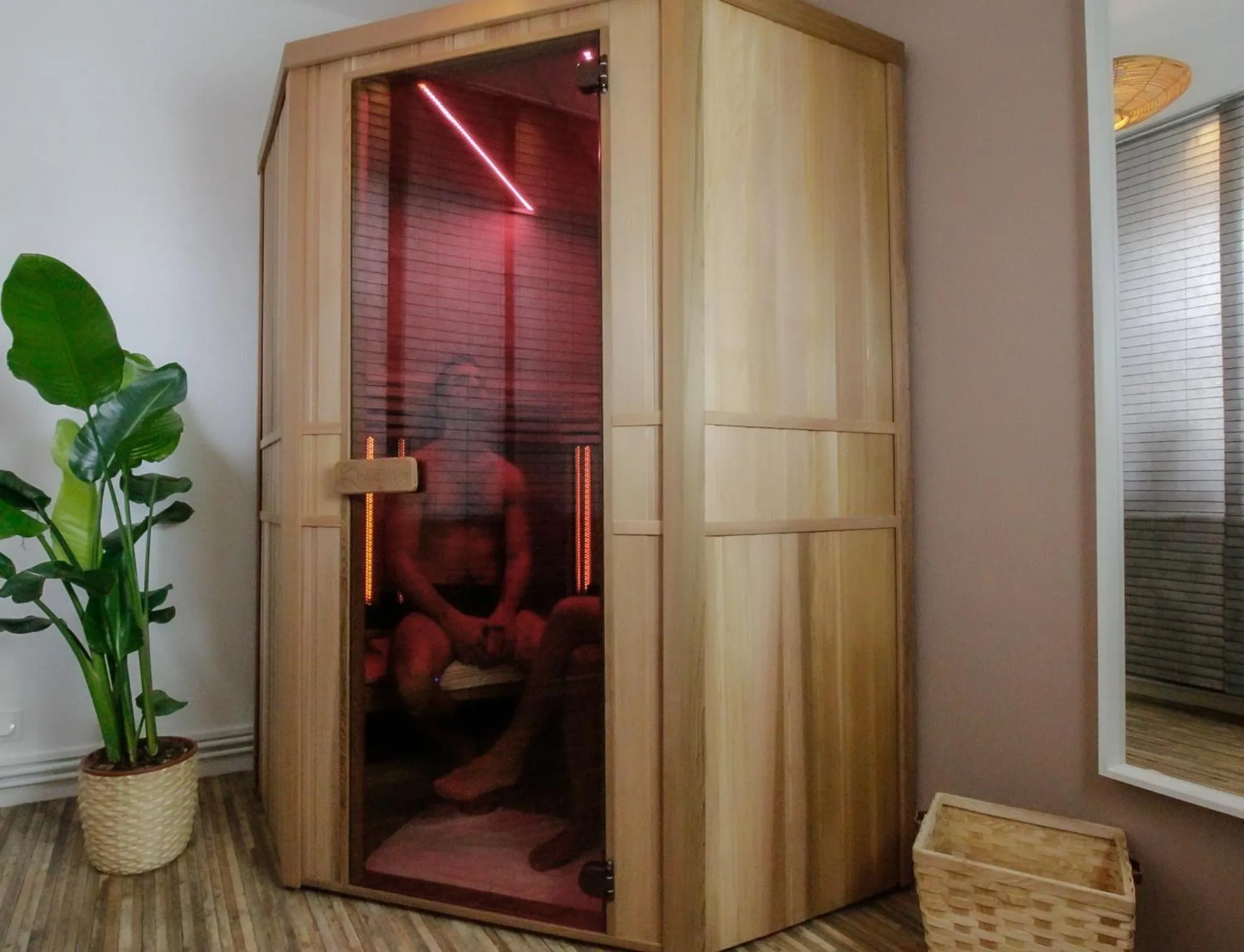 Sauna in Hôtel de charme & SPA Le Grand Large