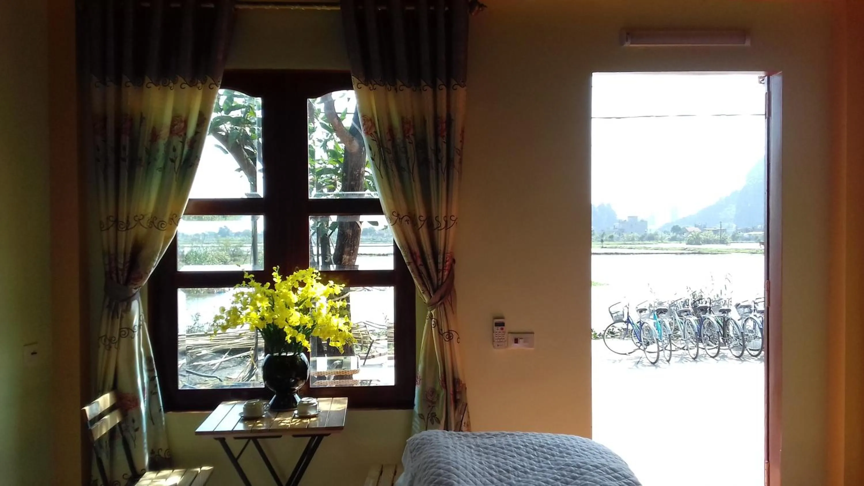 Garden view in Tam Coc Rice Fields Homestay