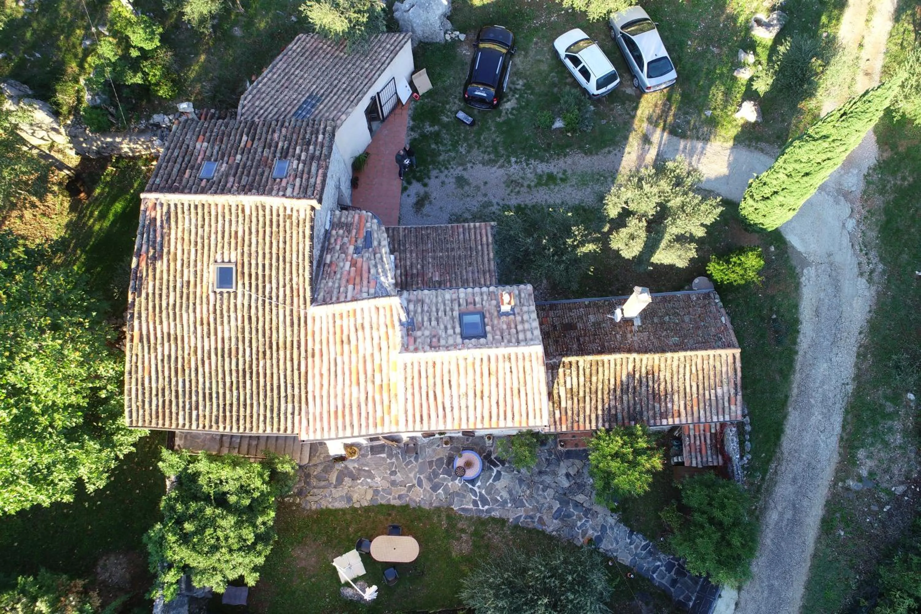 Bird's eye view in Mas de lunet