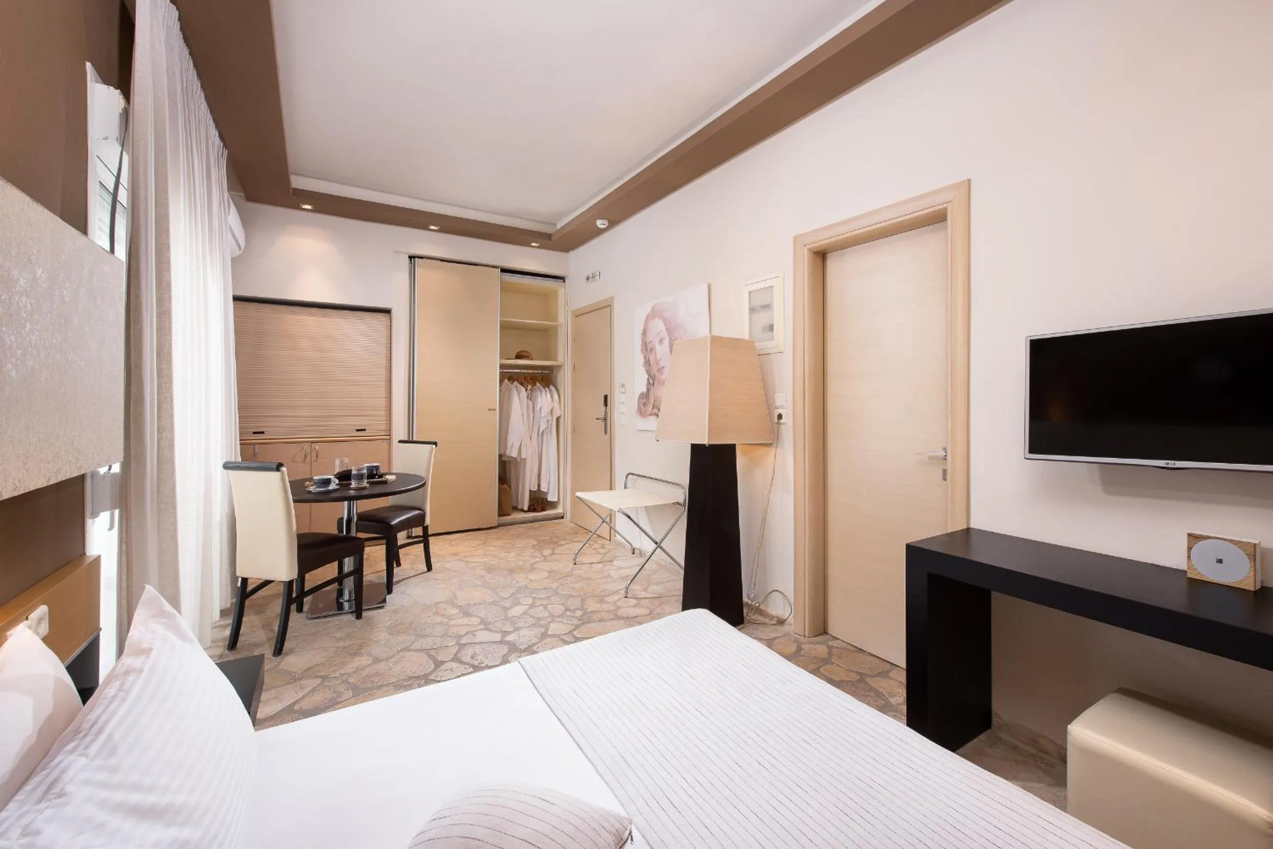 Bed in Afrodite Suites