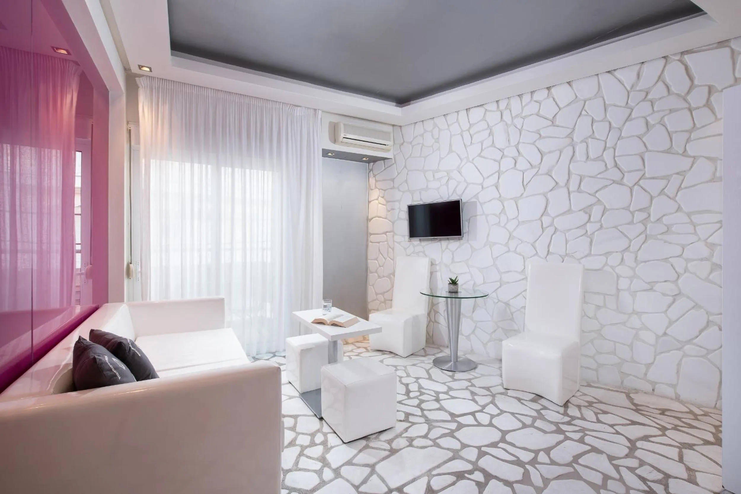 Living room in Afrodite Suites
