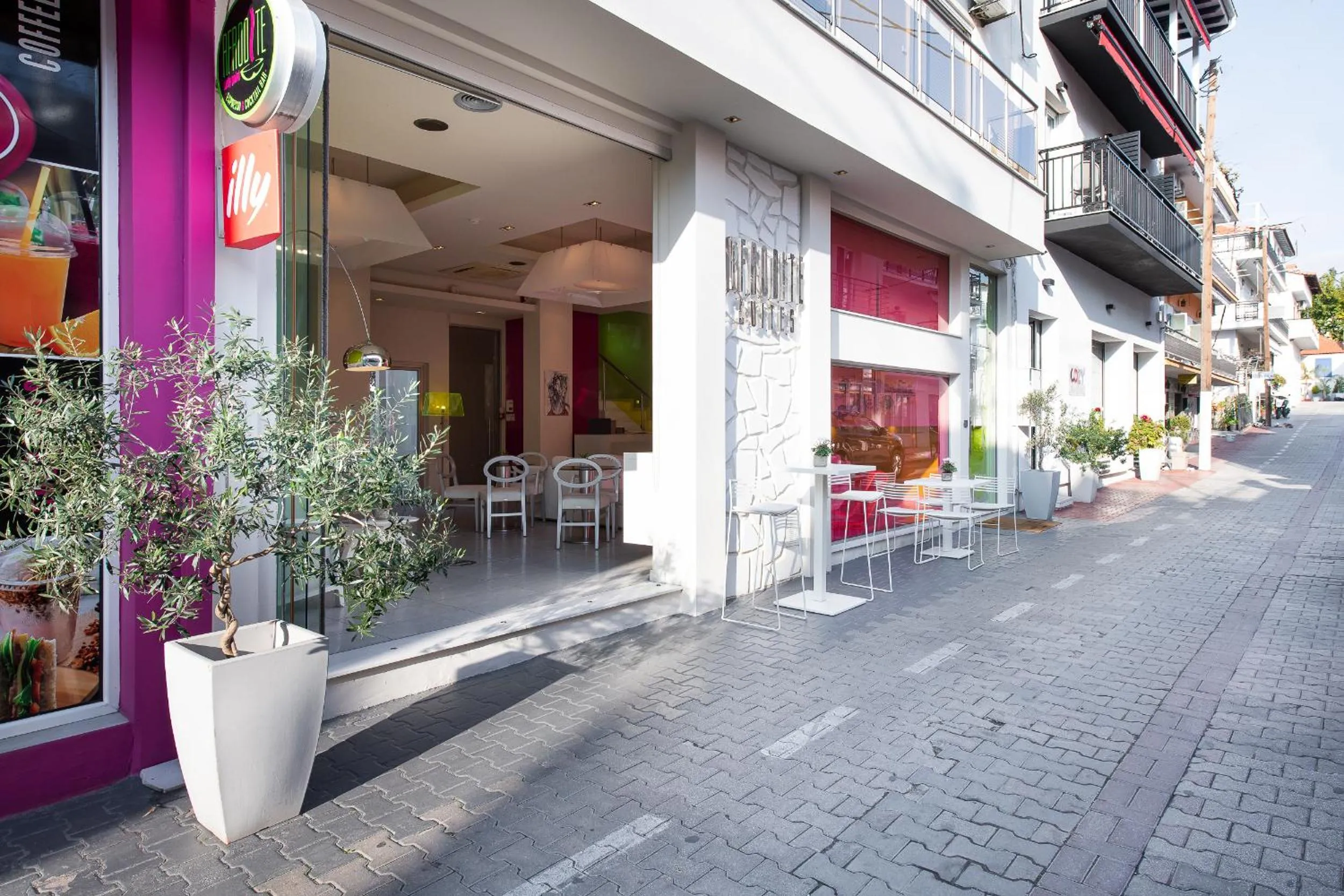 Street view in Afrodite Suites