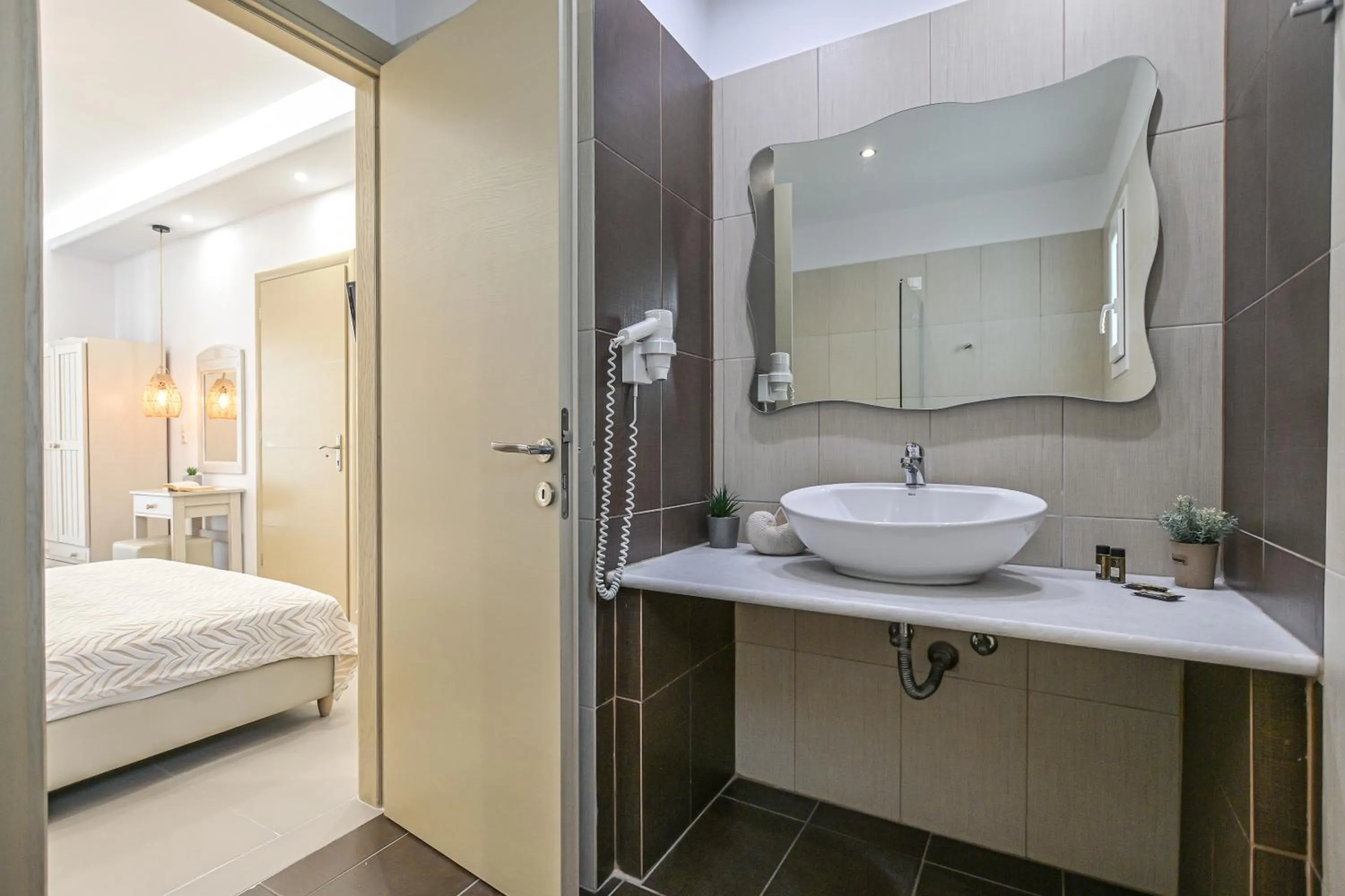 Bed in Naxos Blue Sky