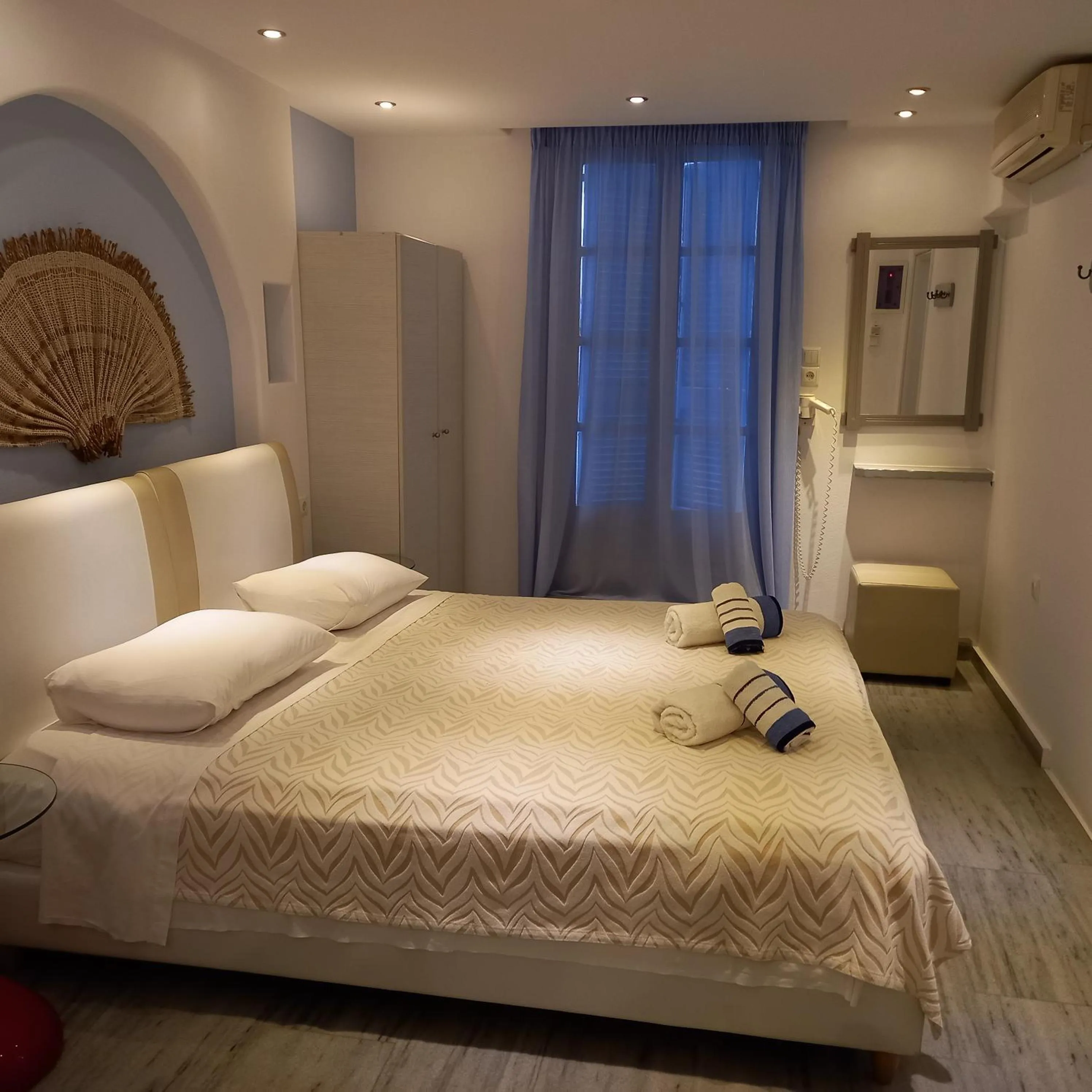 Bed in Naxos Blue Sky