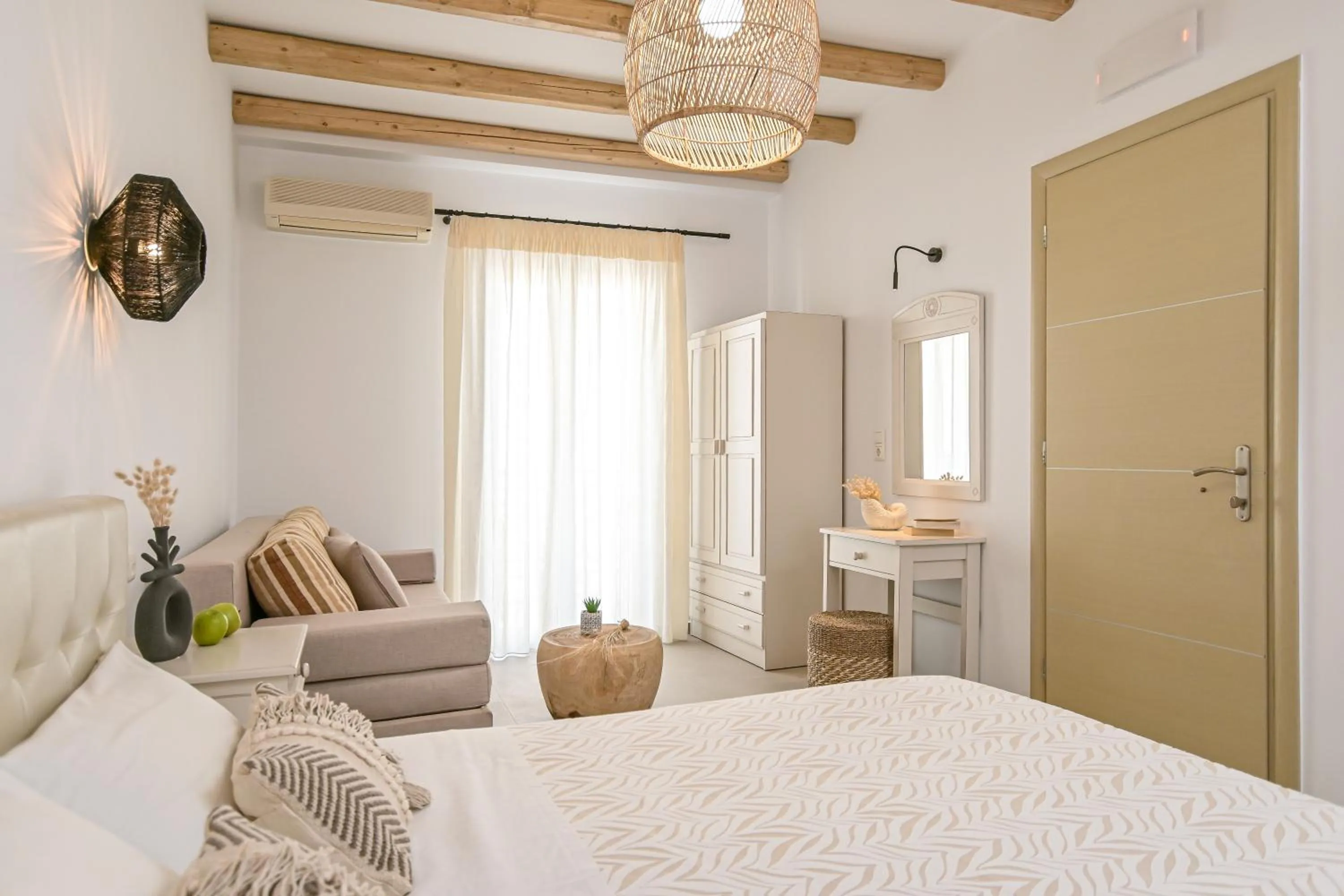 Bed in Naxos Blue Sky