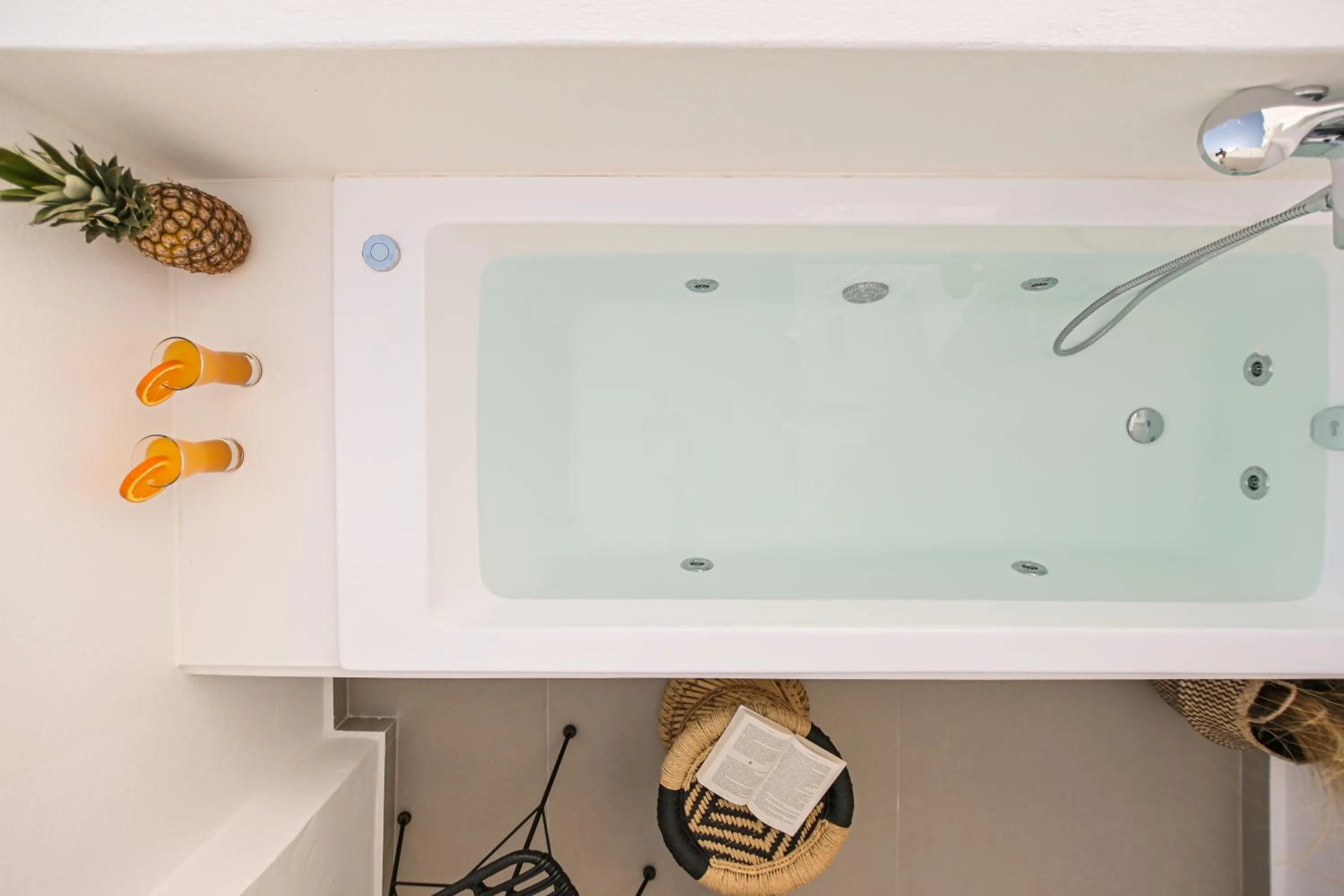 Hot Tub in Naxos Blue Sky