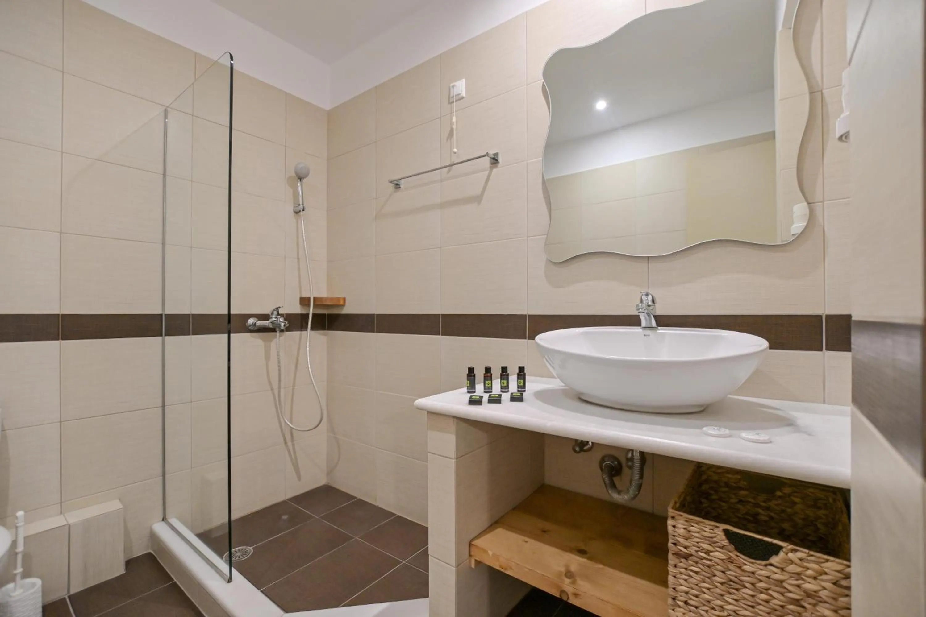 Bathroom in Naxos Blue Sky