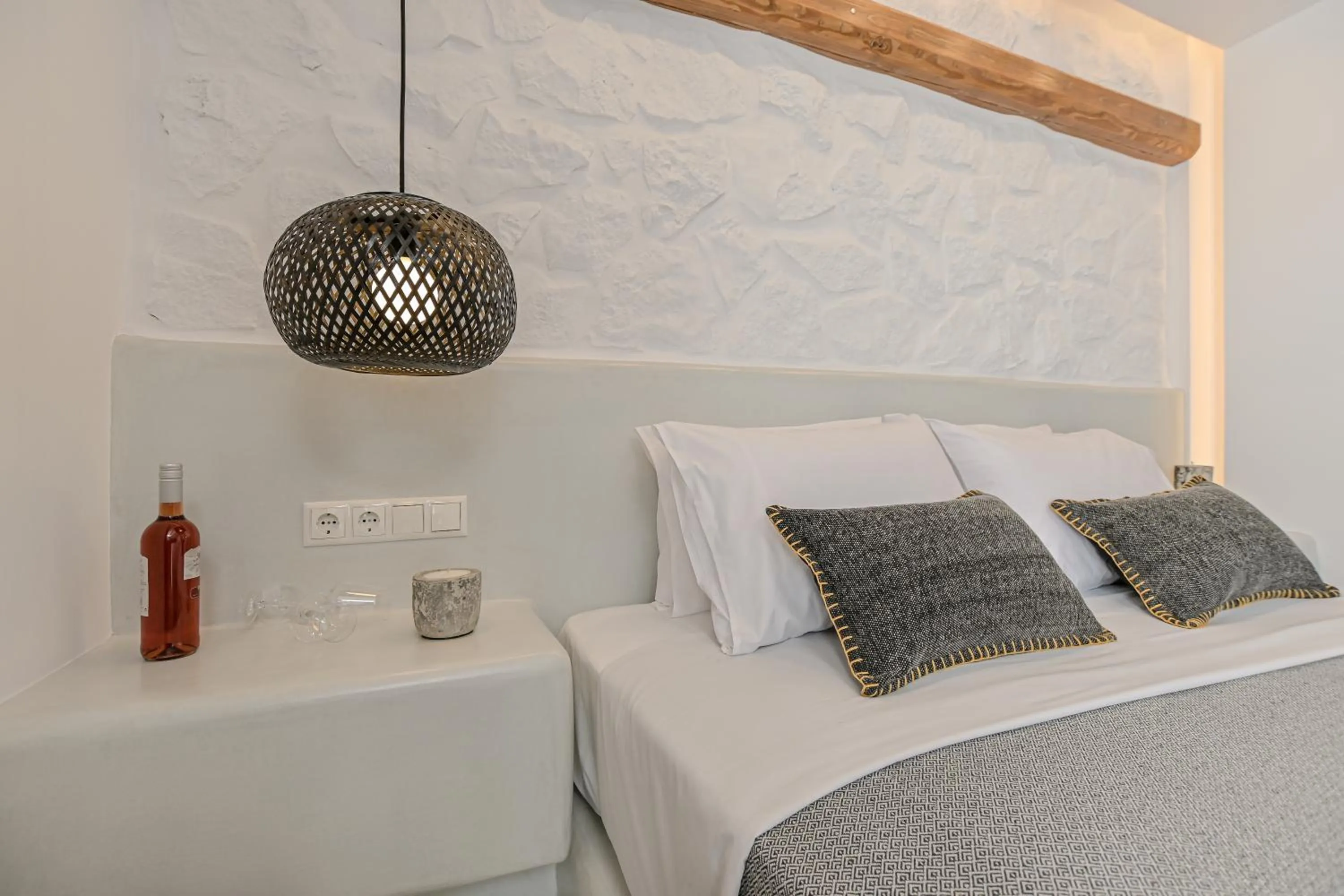 Bed in Naxos Blue Sky