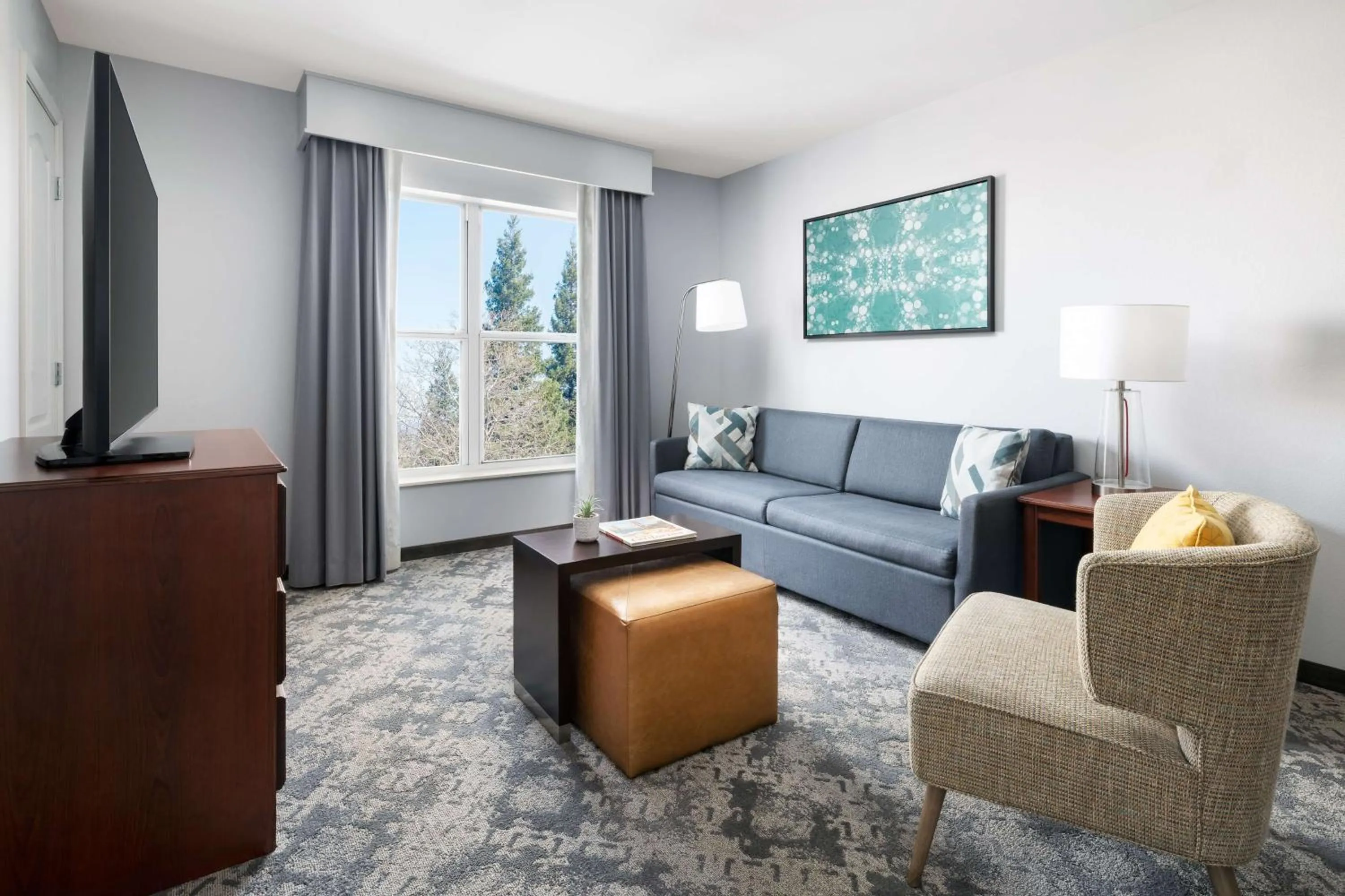 Living room in Homewood Suites by Hilton Sacramento/Roseville