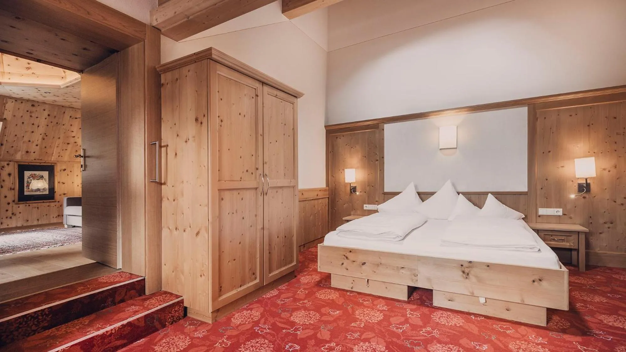 Photo of the whole room, Bed in Hotel Auhof Kappl