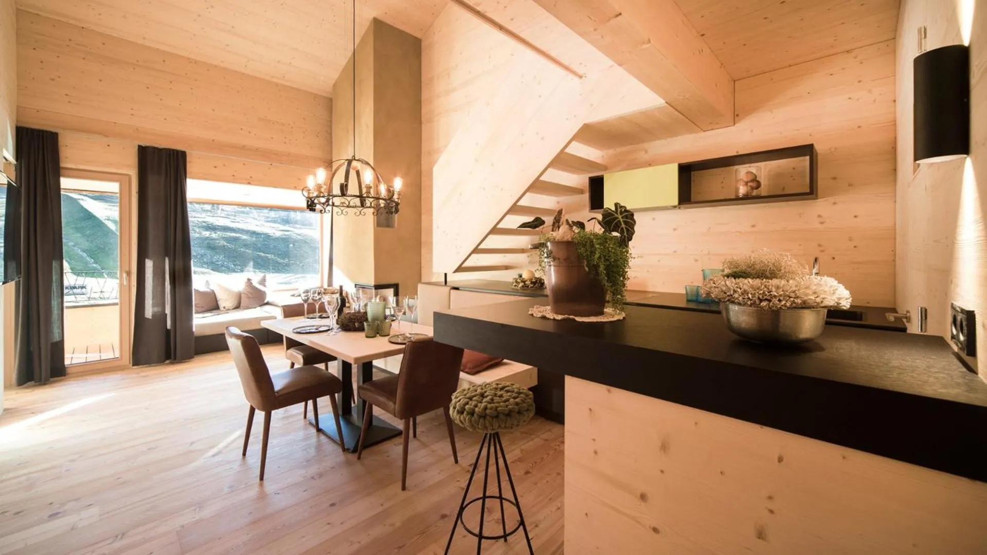 Kitchen or kitchenette in Hotel Jagdschloss Resort