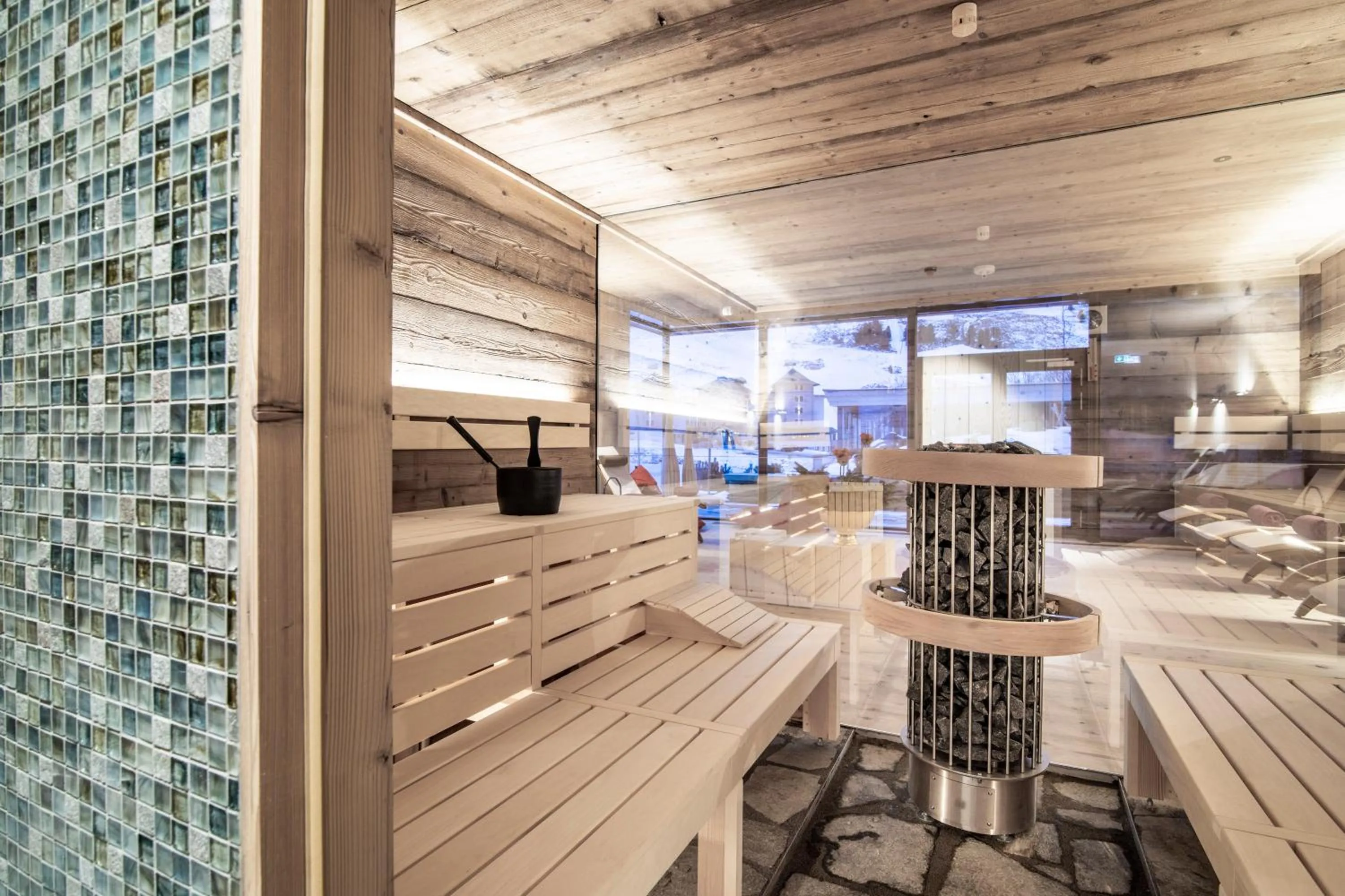 Sauna in Hotel Jagdschloss Resort