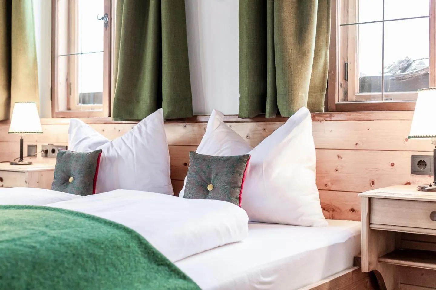 Decorative detail, Bed in Hotel Jagdschloss Resort