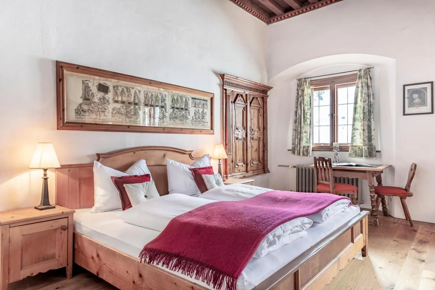 Bed in Hotel Jagdschloss Resort