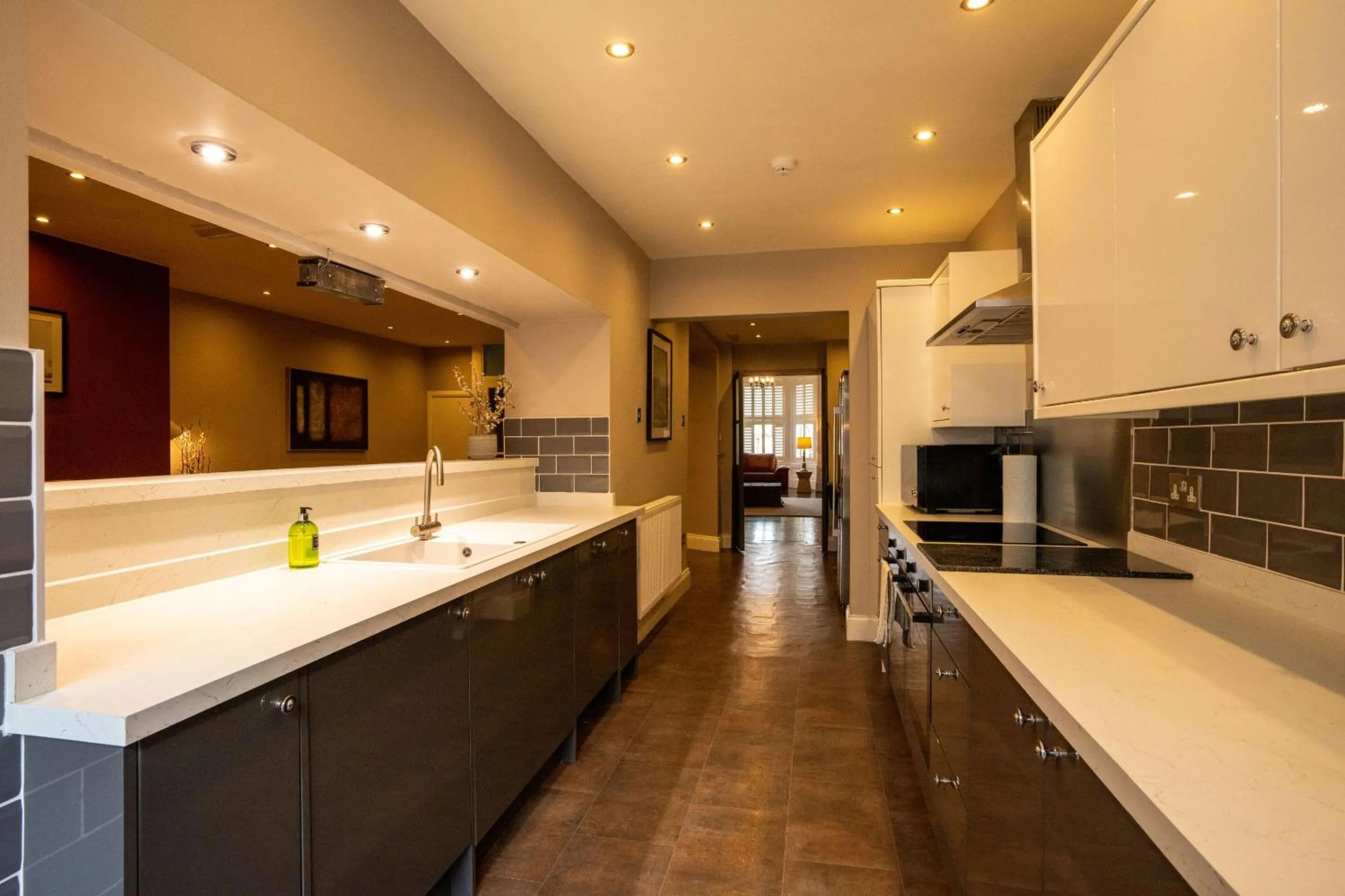 Kitchen or kitchenette in Amadeus Apartments