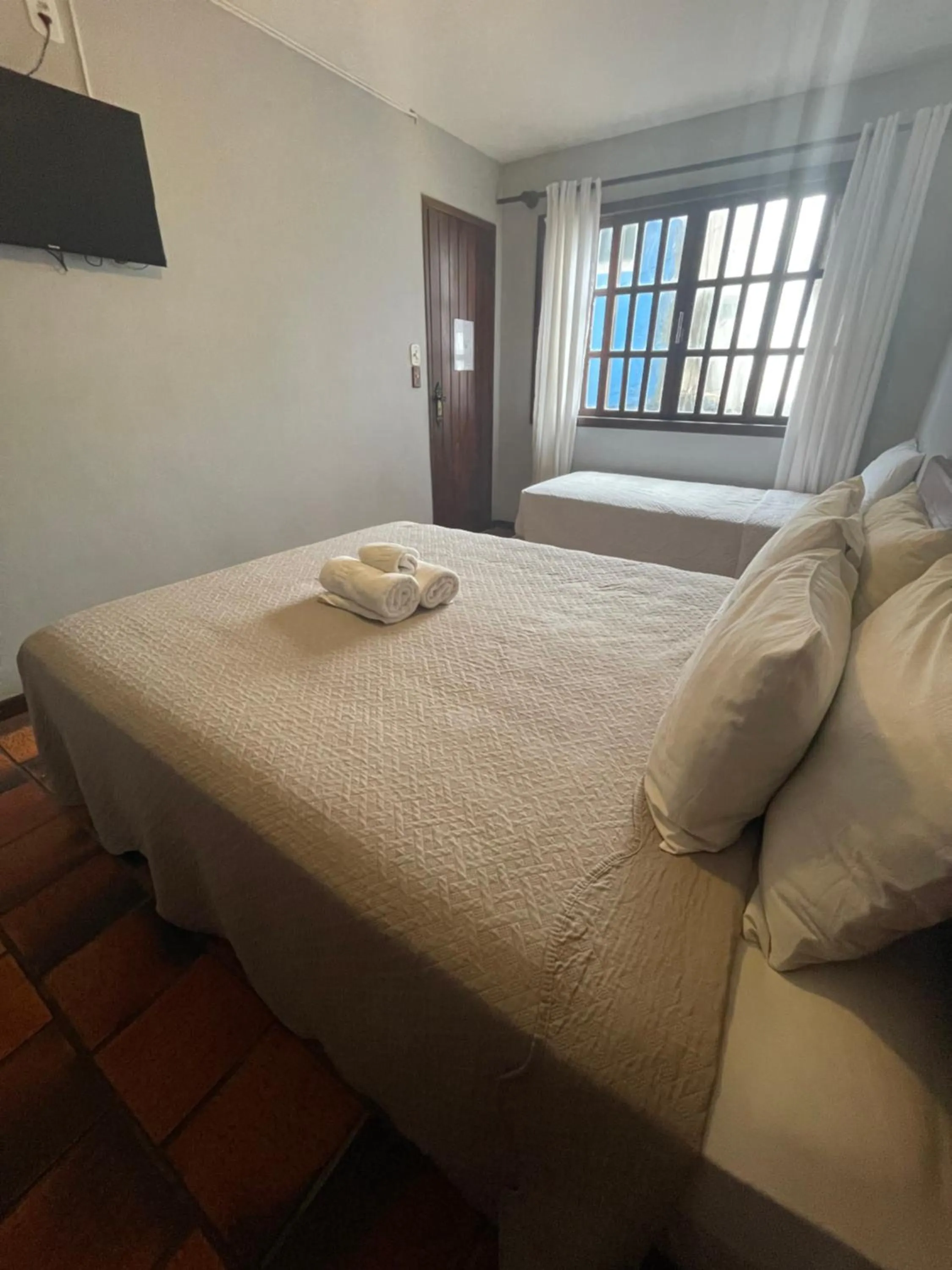 Bed in Orlanova Hotel