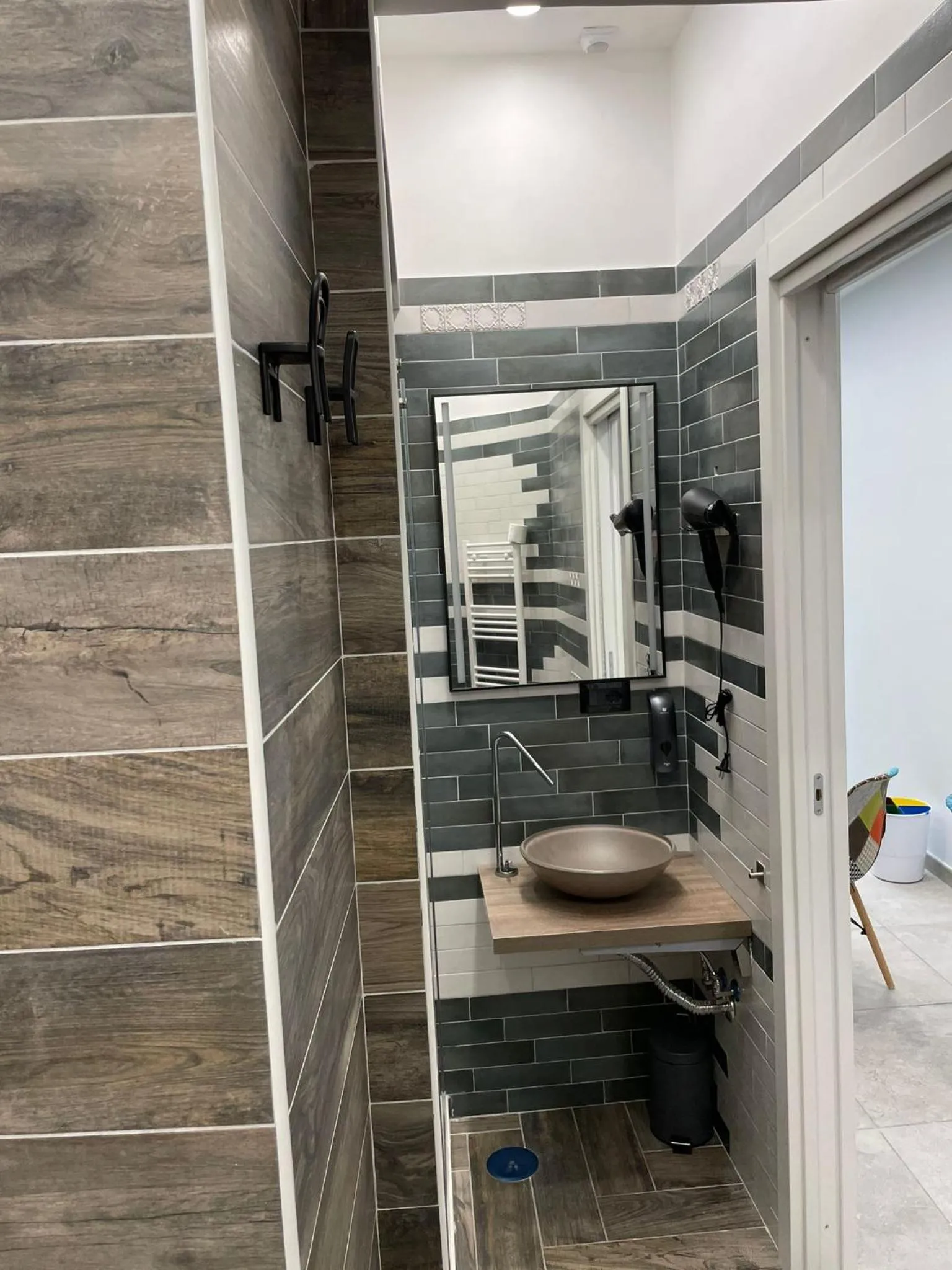 Bathroom in Terrazza Aragon Room and SPA