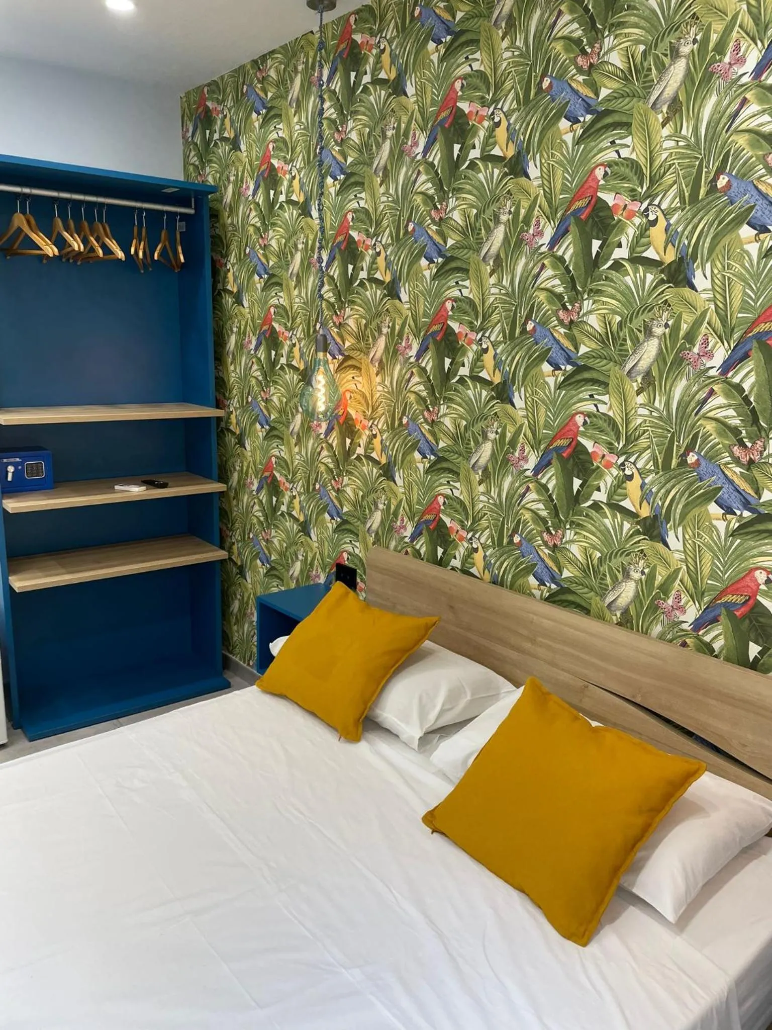 Bed in Terrazza Aragon Room and SPA