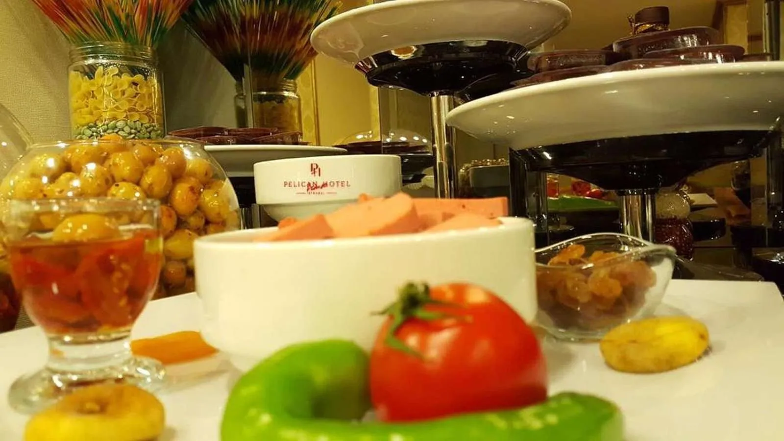 Buffet breakfast in Pelican House Hotel