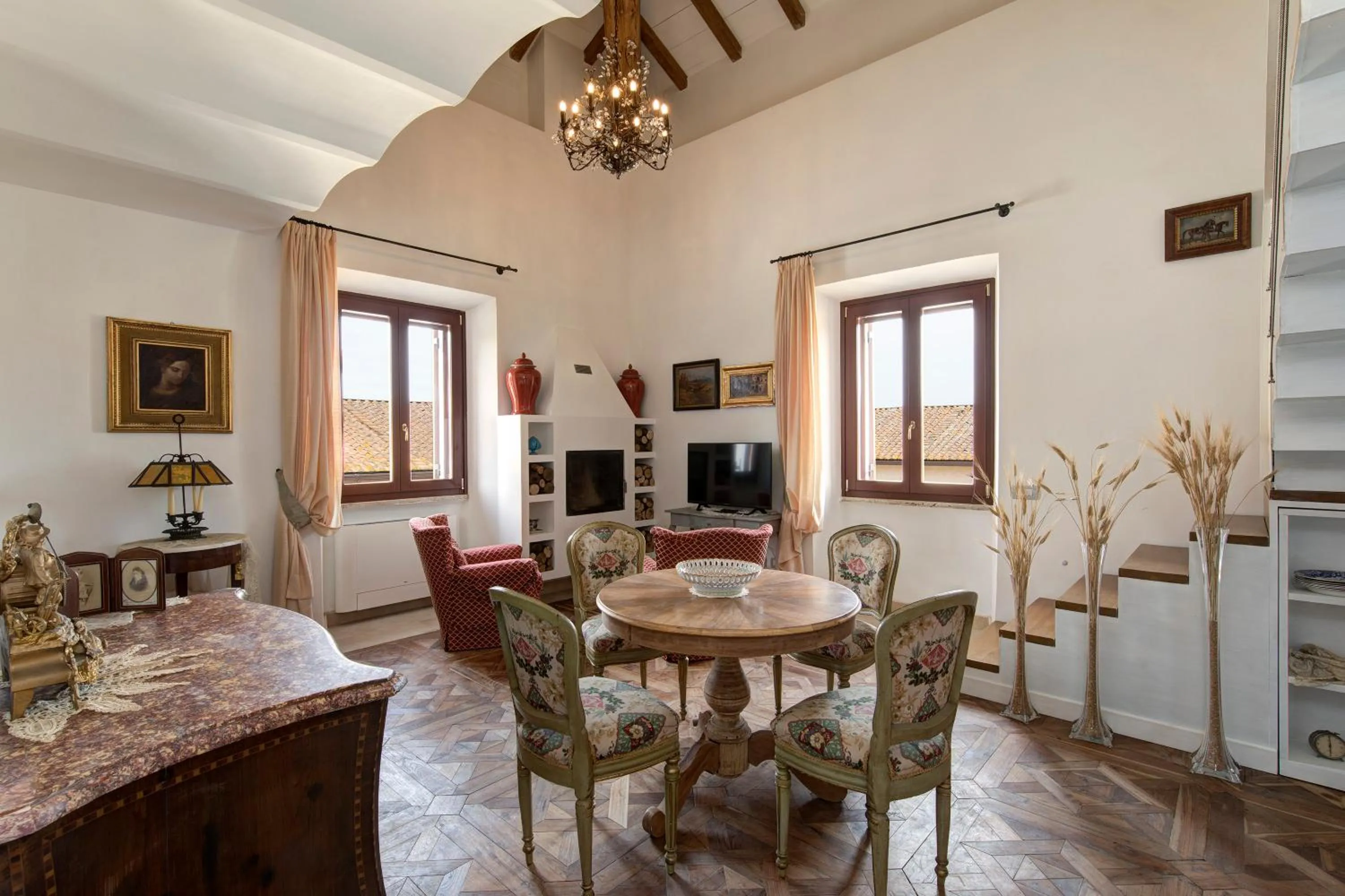 Living room in Borgo Pallavicini Mori