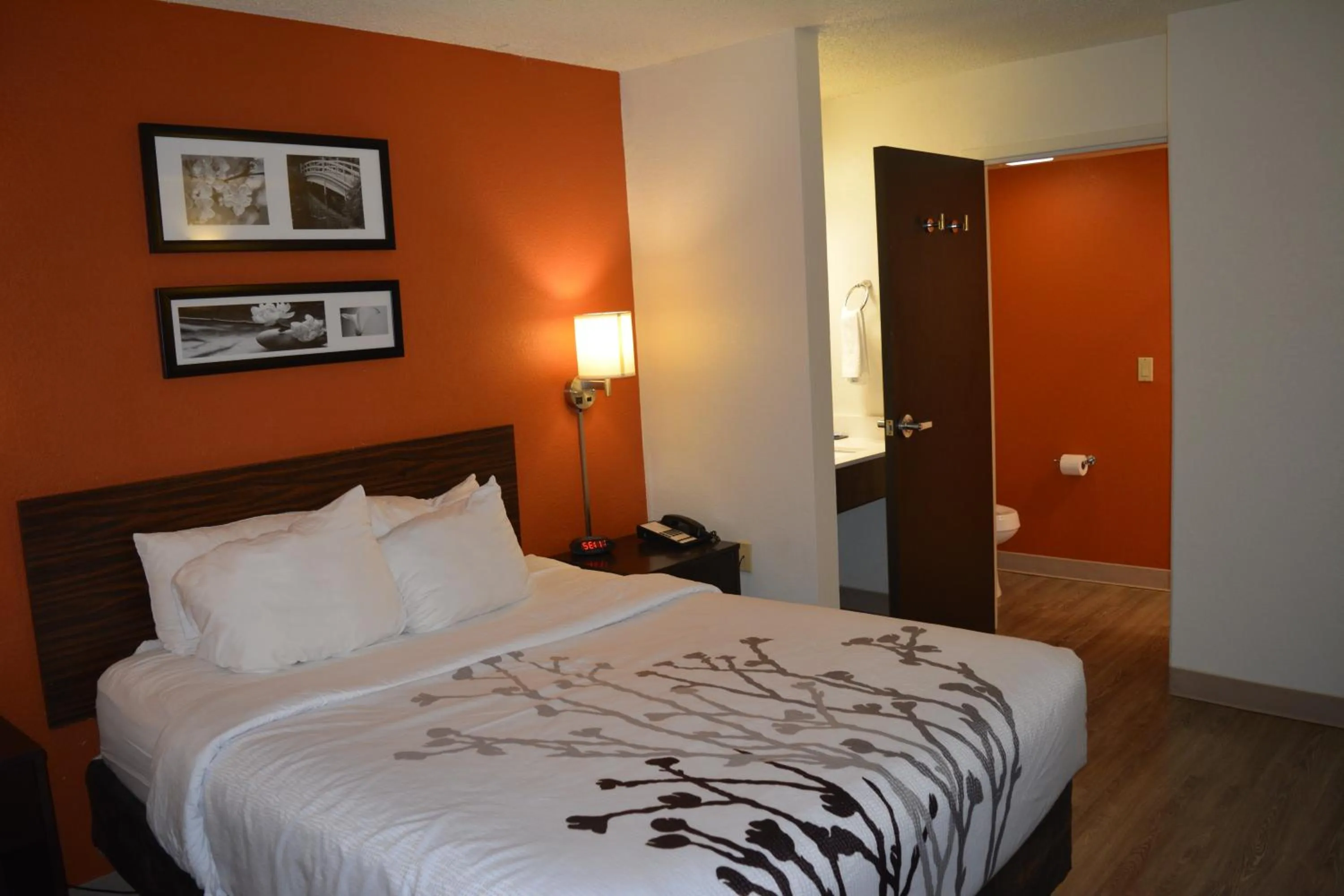 Bed in Sleep Inn Arlington Near Six Flags