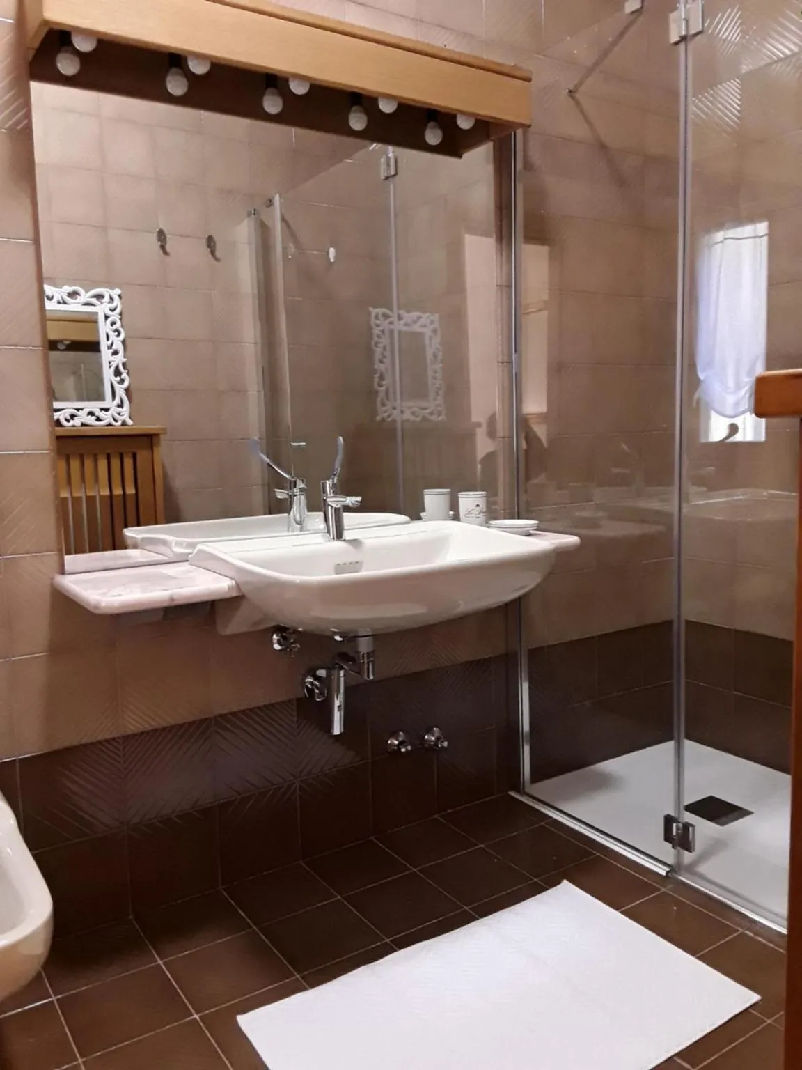 Bathroom in Villa degli Olivi Relais