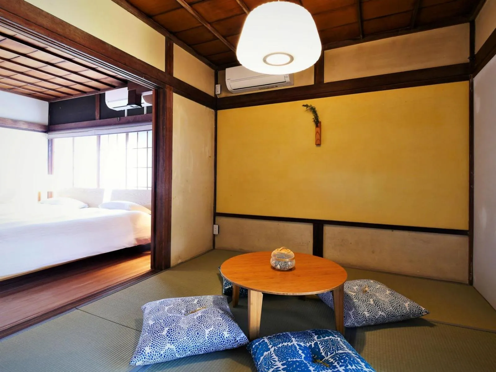 Bed in NIPPONIA Sawara Merchant Town Hotel