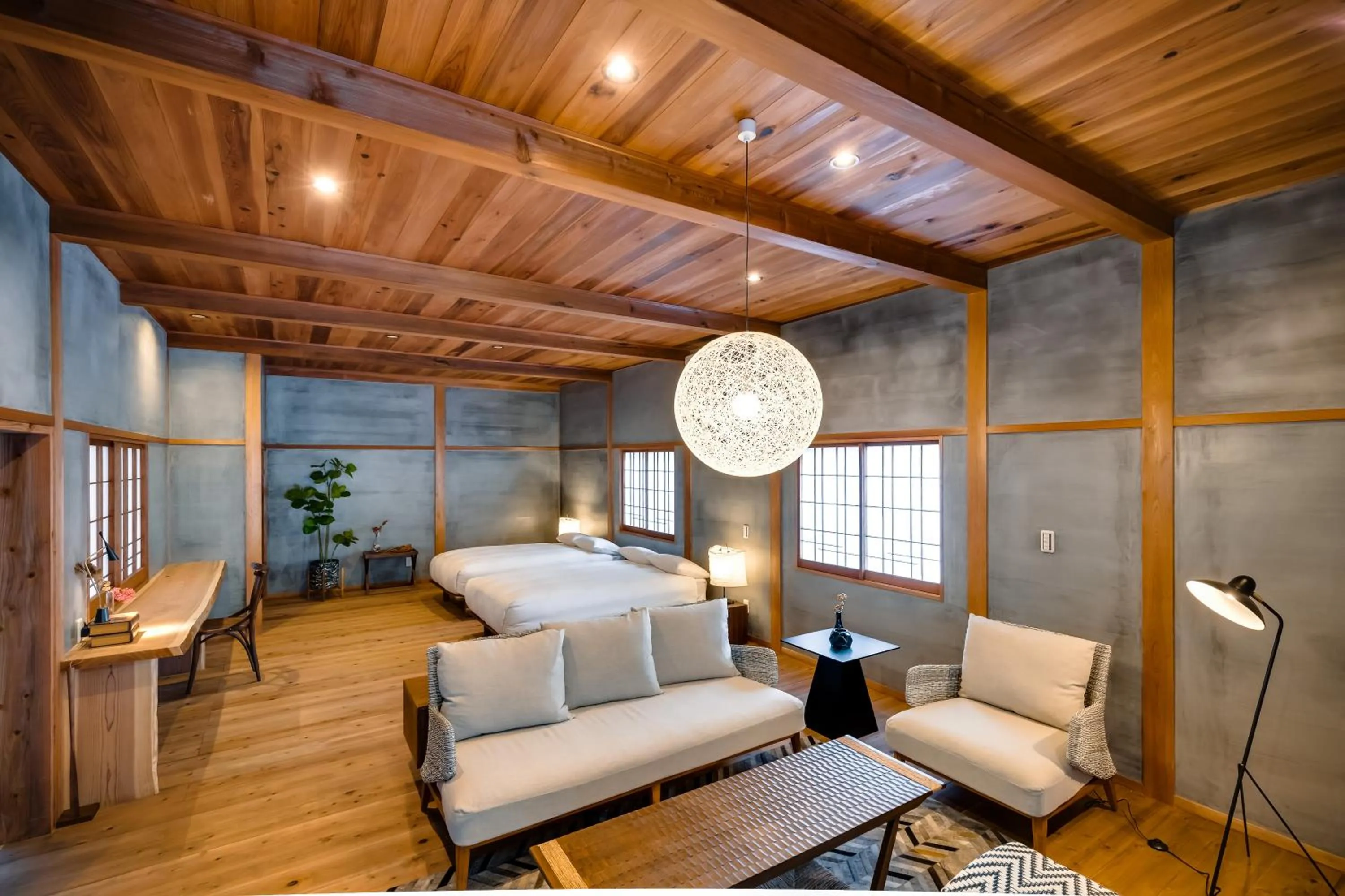 Living room in NIPPONIA Sawara Merchant Town Hotel