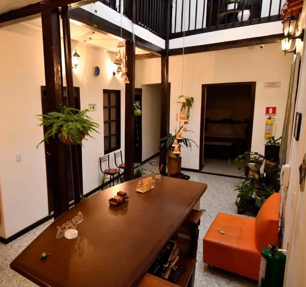 Lobby or reception in Hotel Aroma del Bosque Posada Cafe