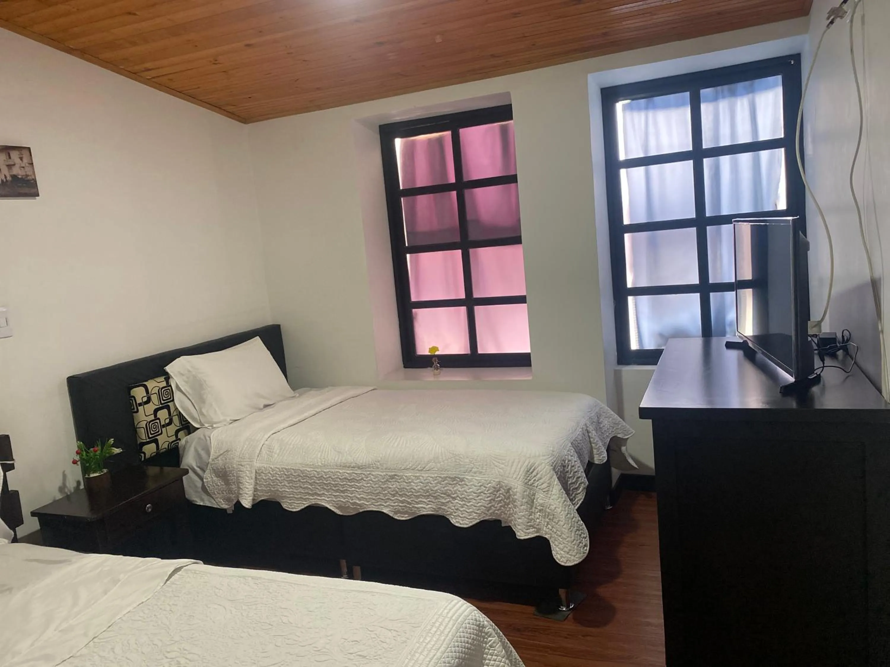 Bed in Hotel Aroma del Bosque Posada Cafe