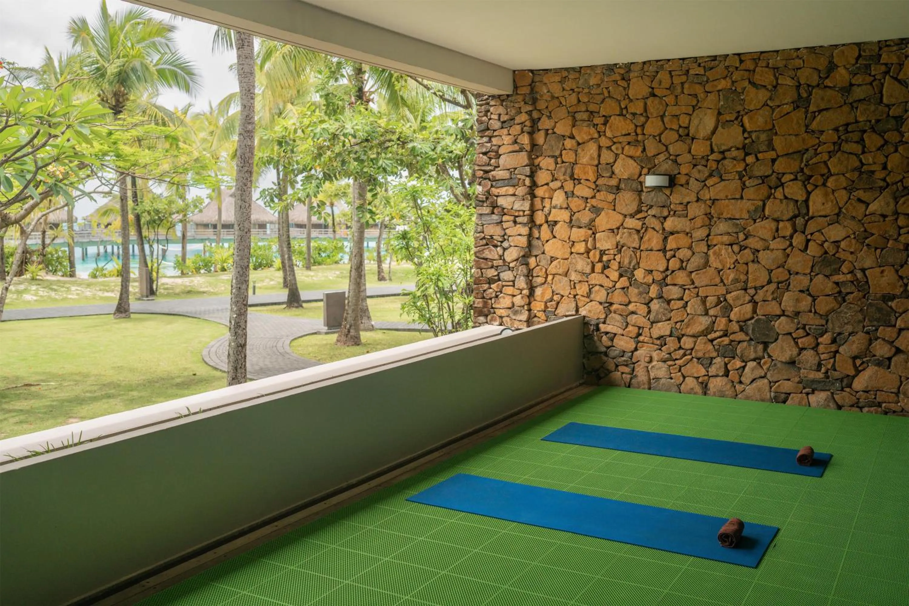 Fitness centre/facilities in Conrad Bora Bora Nui