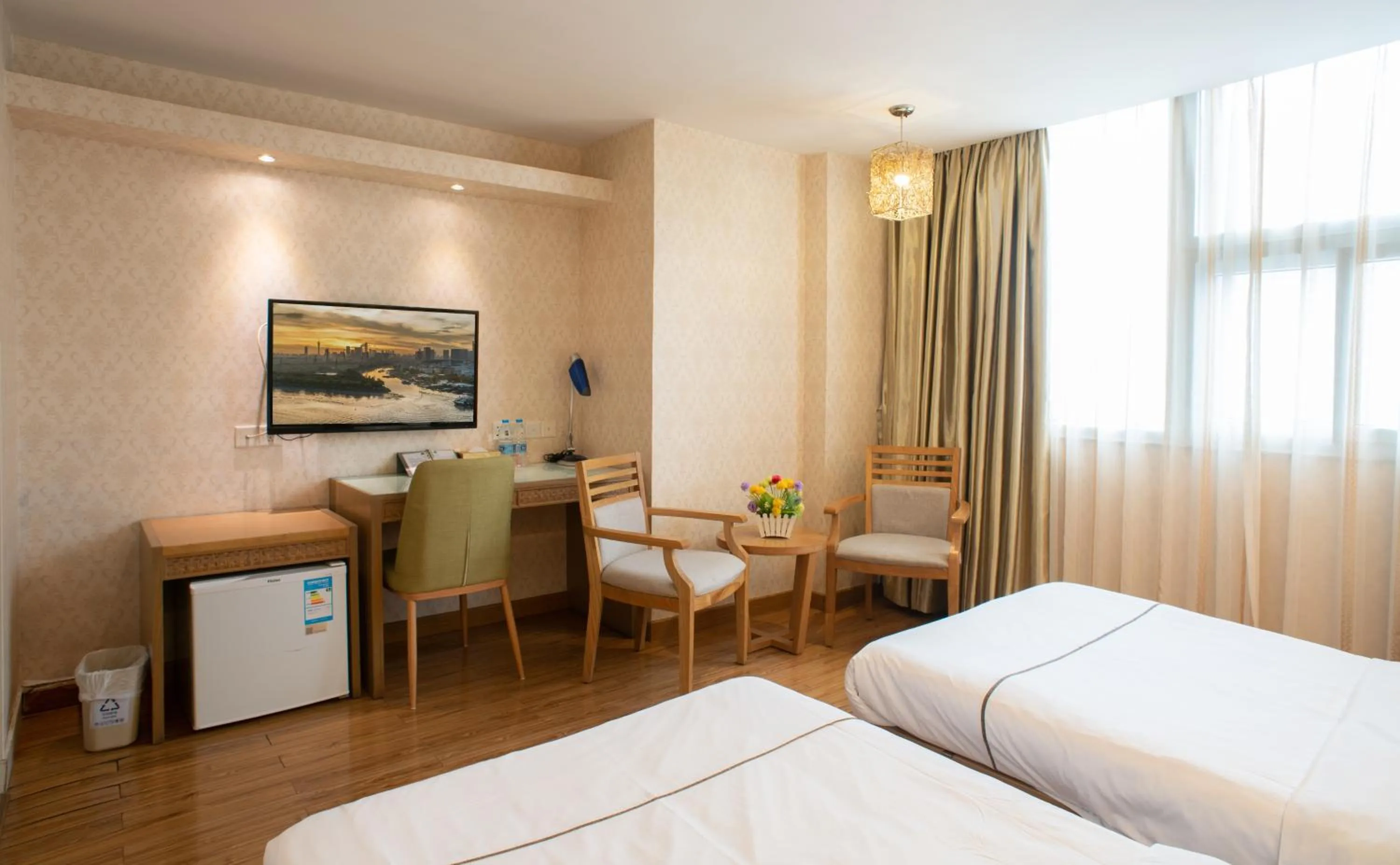 Seating area, TV/Entertainment Center in Guangzhou Xin Yue Xin Hotel