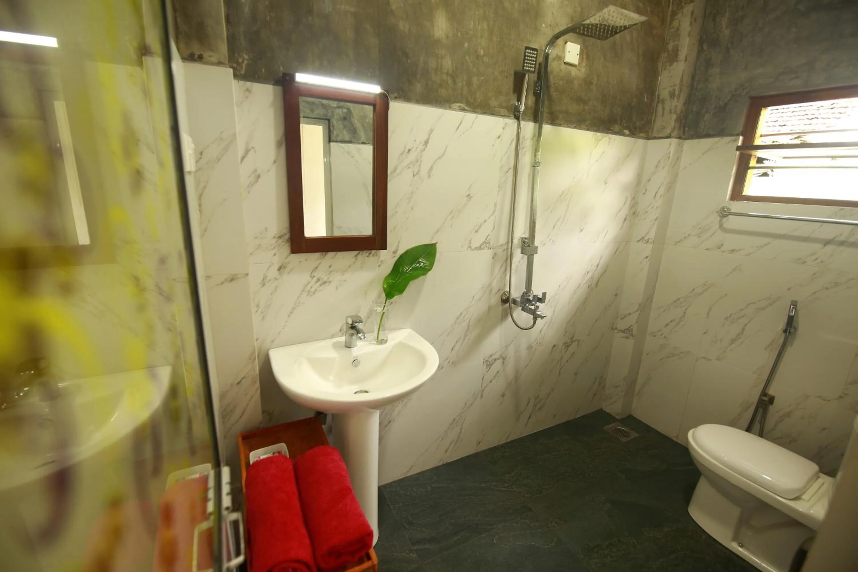 Shower in Temple Tree