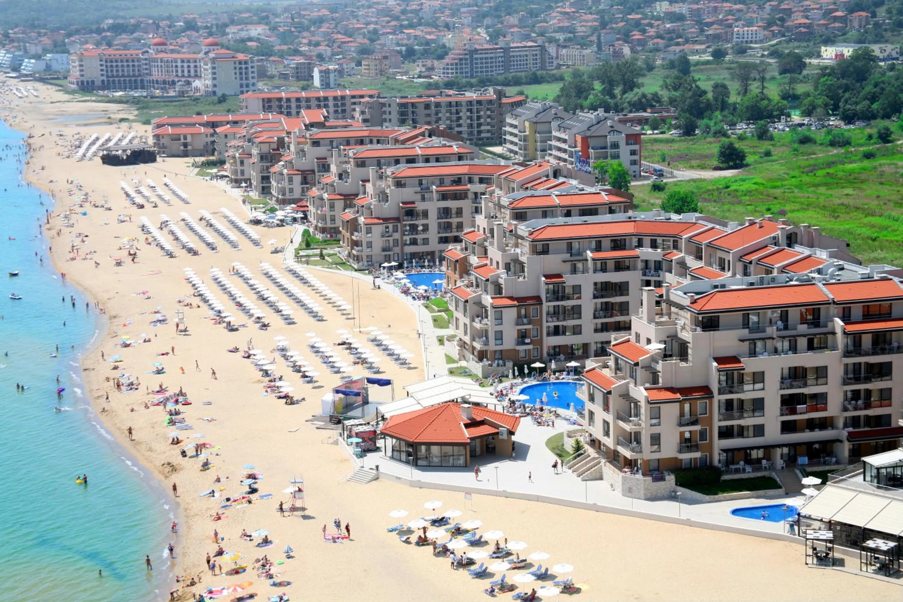 Property building in Obzor Beach Resort