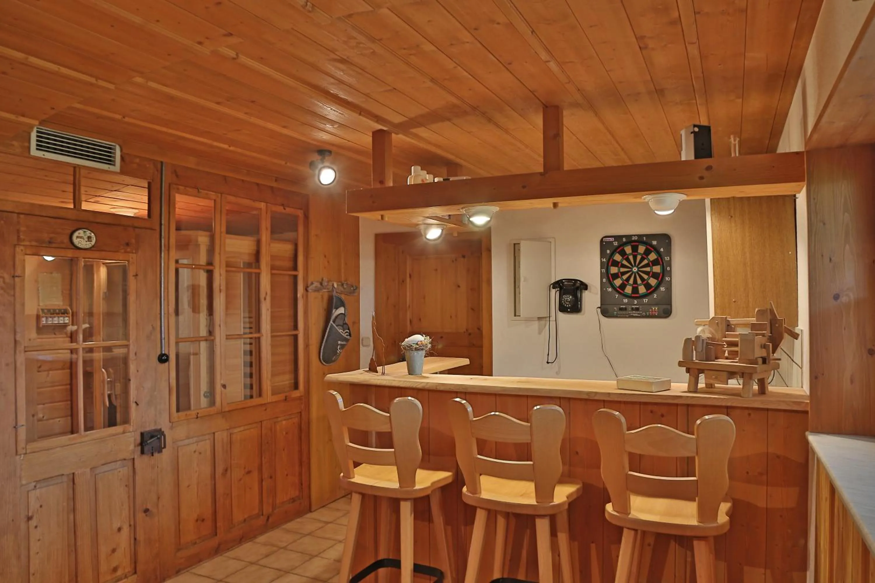 Darts in Alpenstern Finy, Bio-Gästehaus