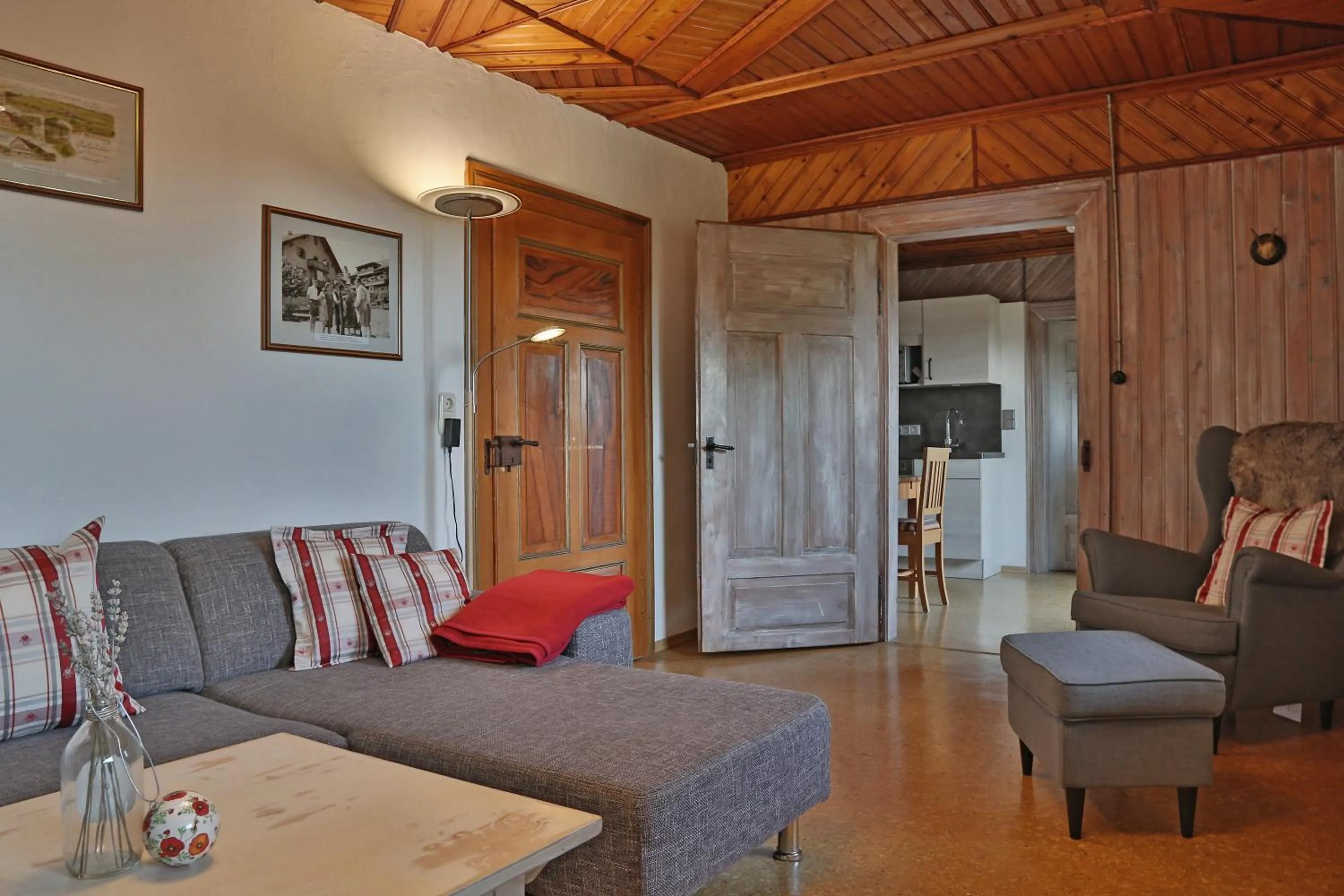 Living room in Alpenstern Finy, Bio-Gästehaus