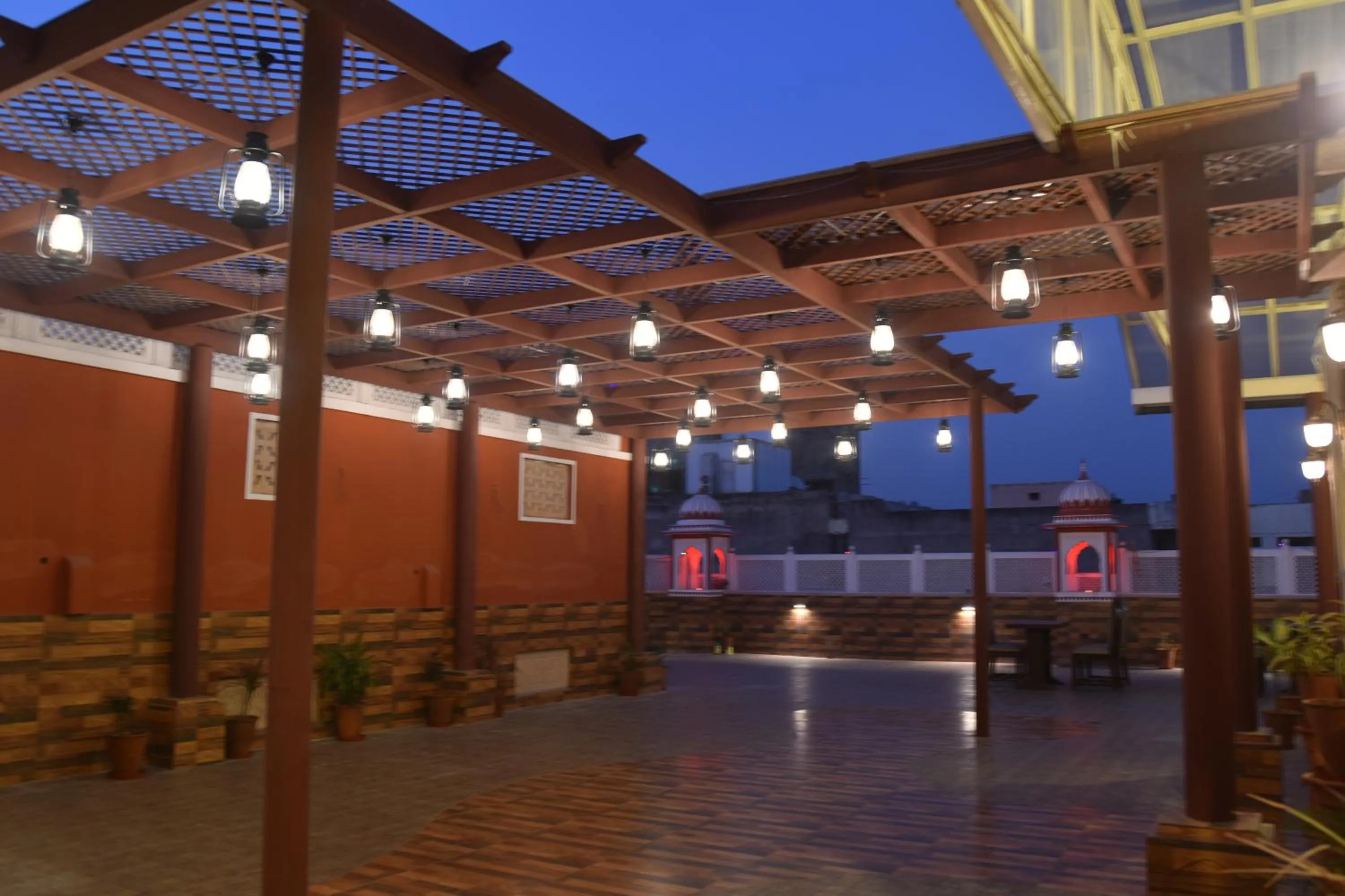 Patio in Jaipur Hotel New - Heritage Hotel