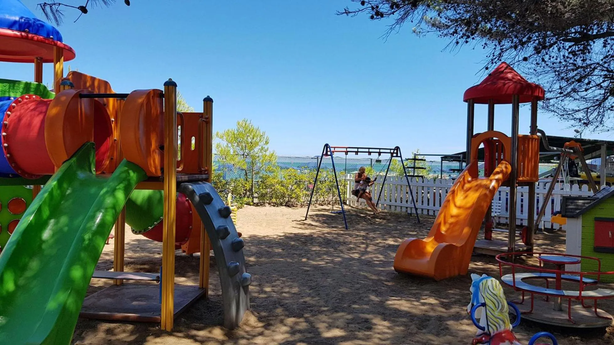 Children play ground in Hotel Gabbiano Beach