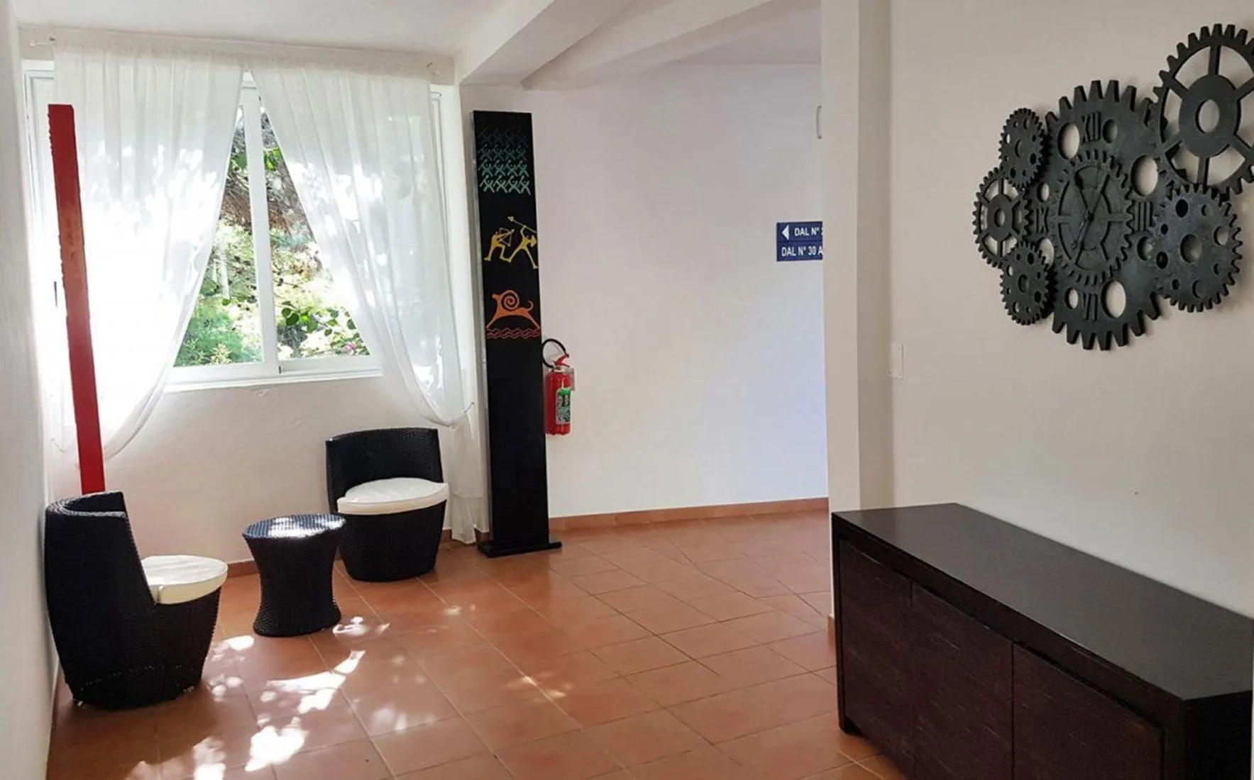 Decorative detail in Hotel Gabbiano Beach