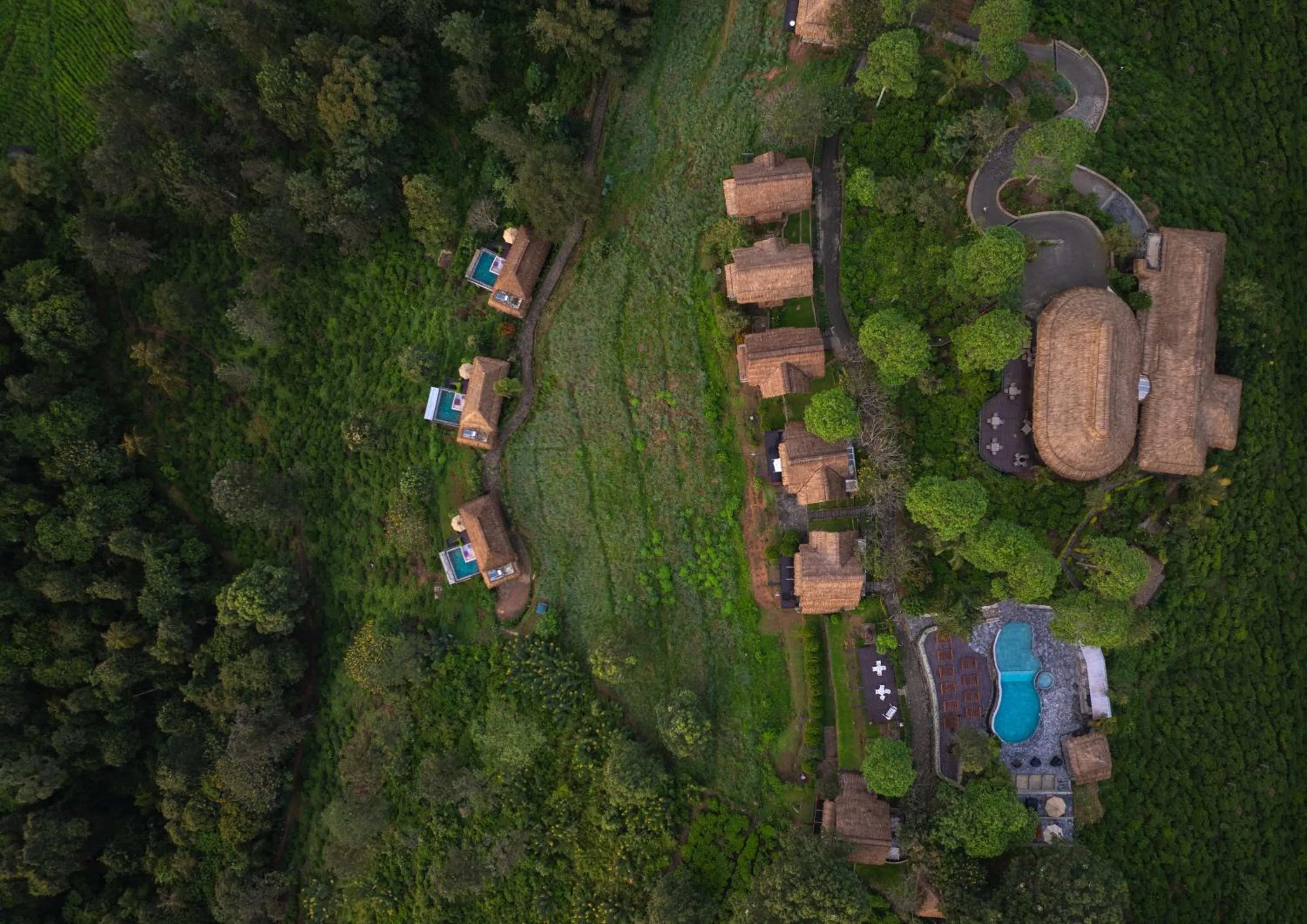 Bird's eye view in 98 Acres Resort & Spa