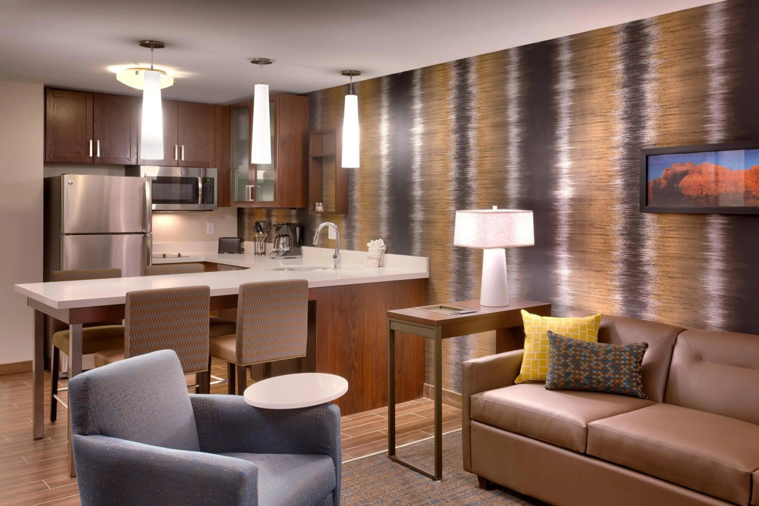 Kitchen or kitchenette in Residence Inn by Marriott Salt Lake City-West Jordan