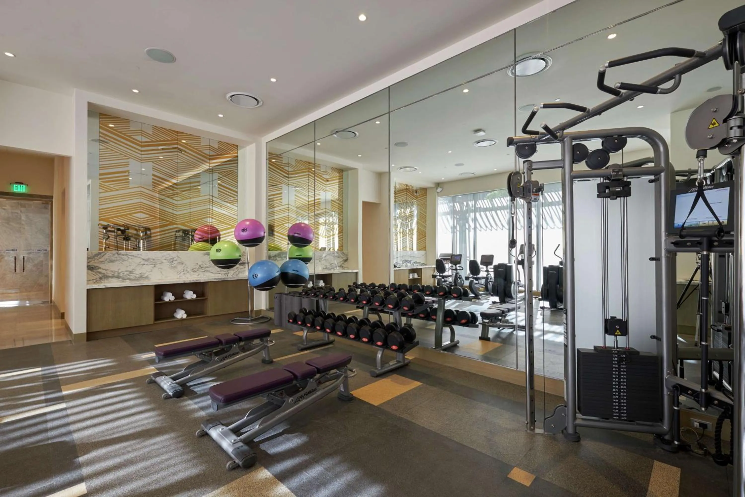 Fitness centre/facilities in Hilton Manila Newport World Resorts