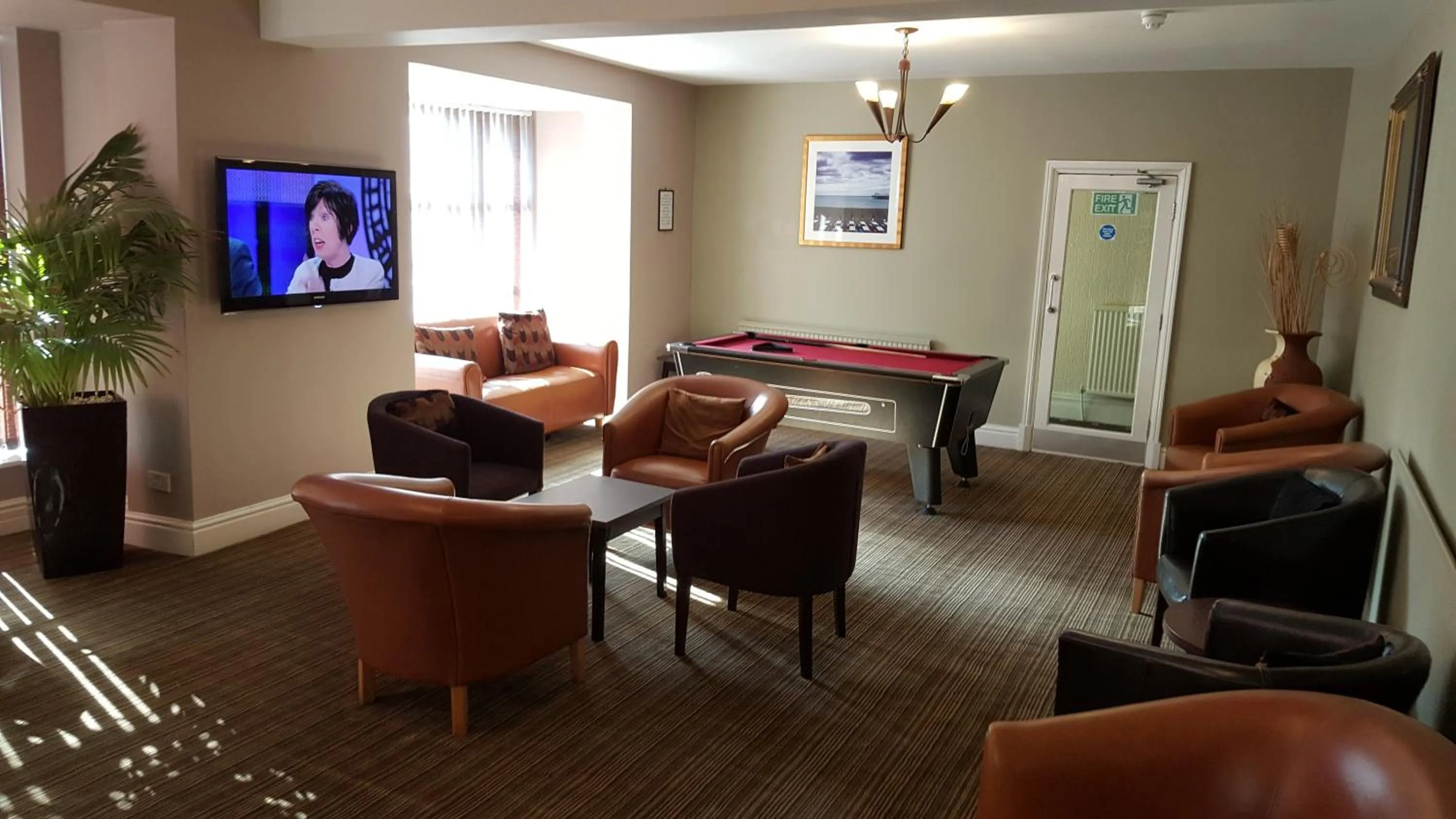 Living room in The Georgian Hollies Hotel