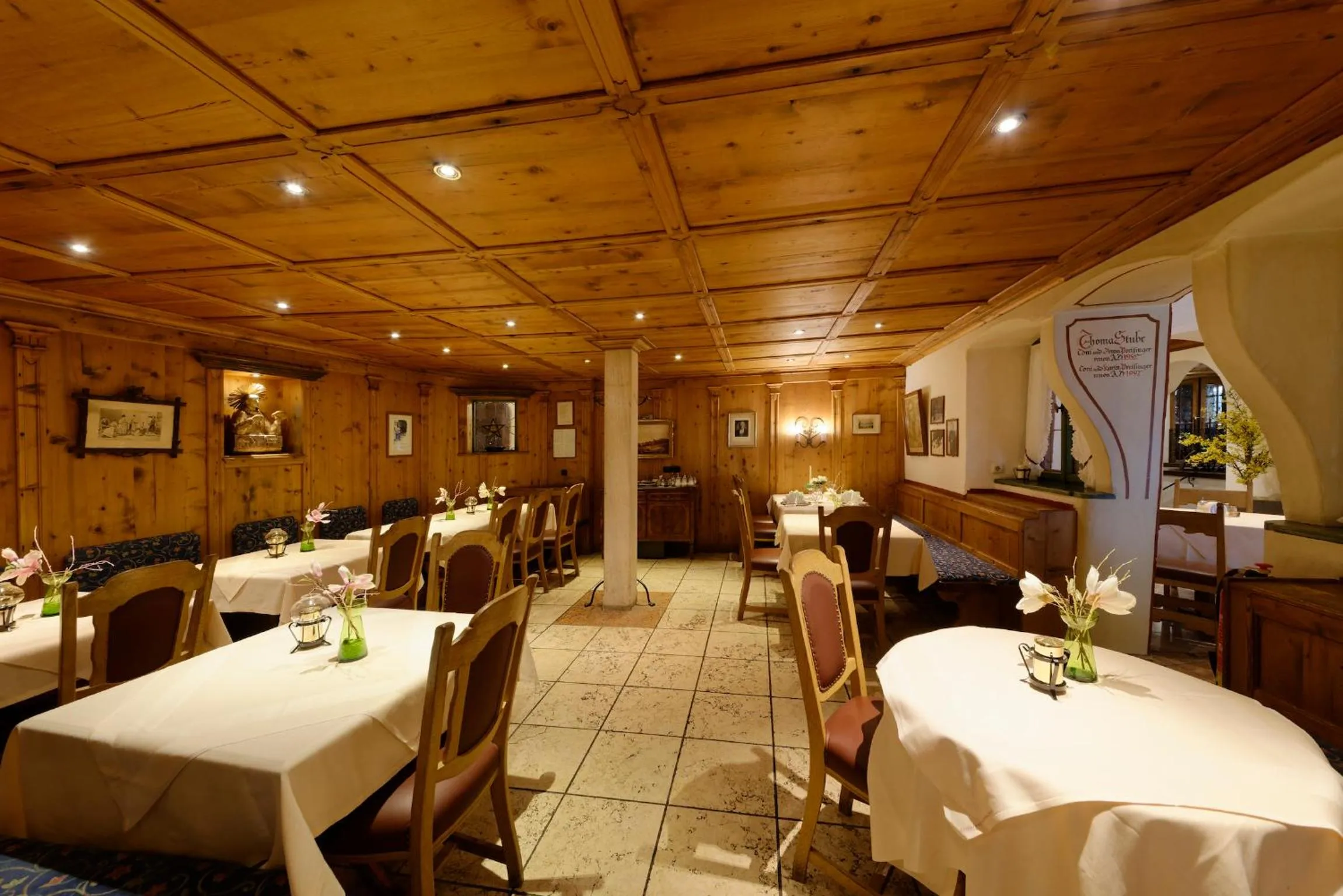 Food and drinks in Hotel Alte Post