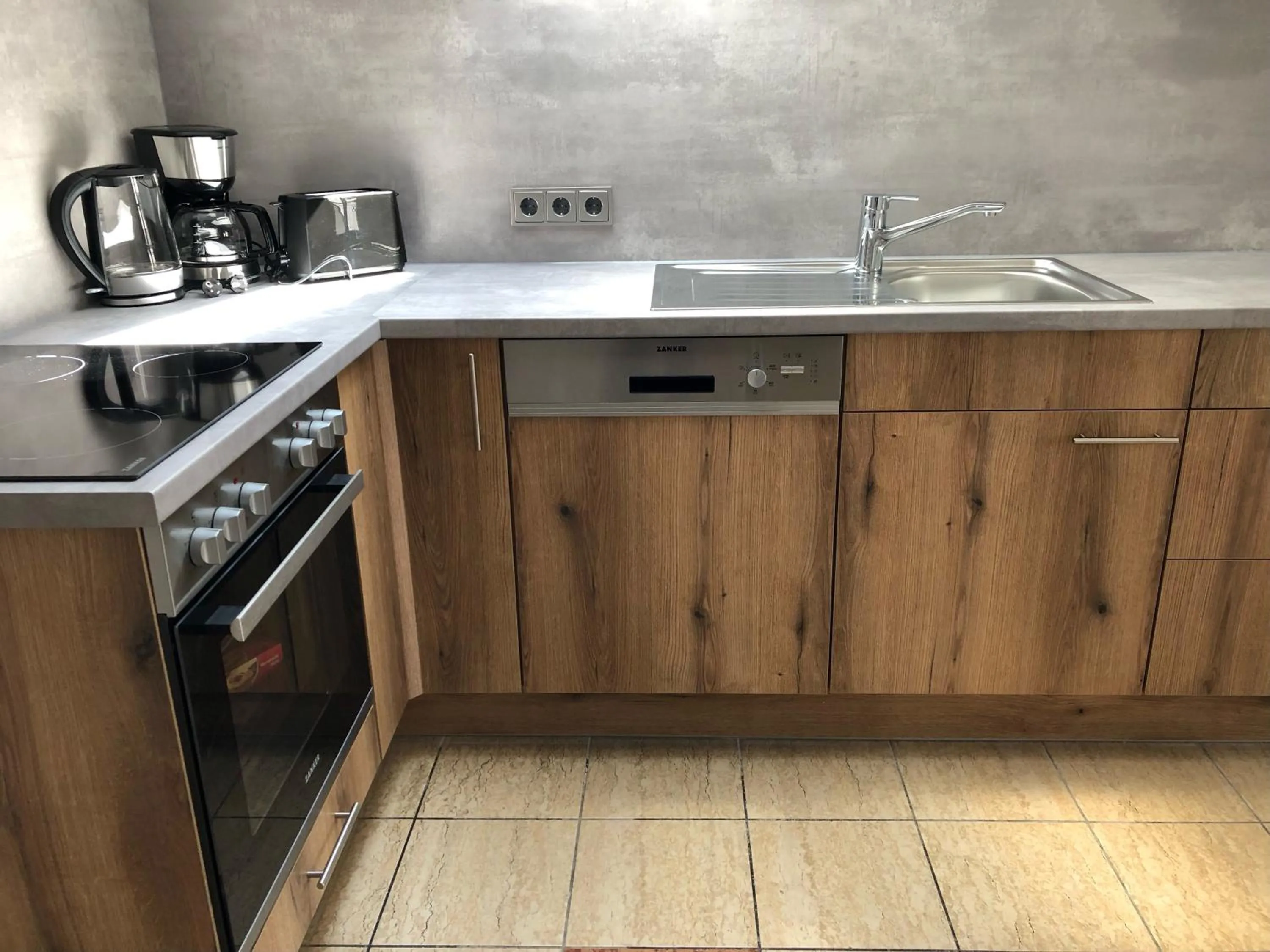 kitchen in Hotel Alte Post