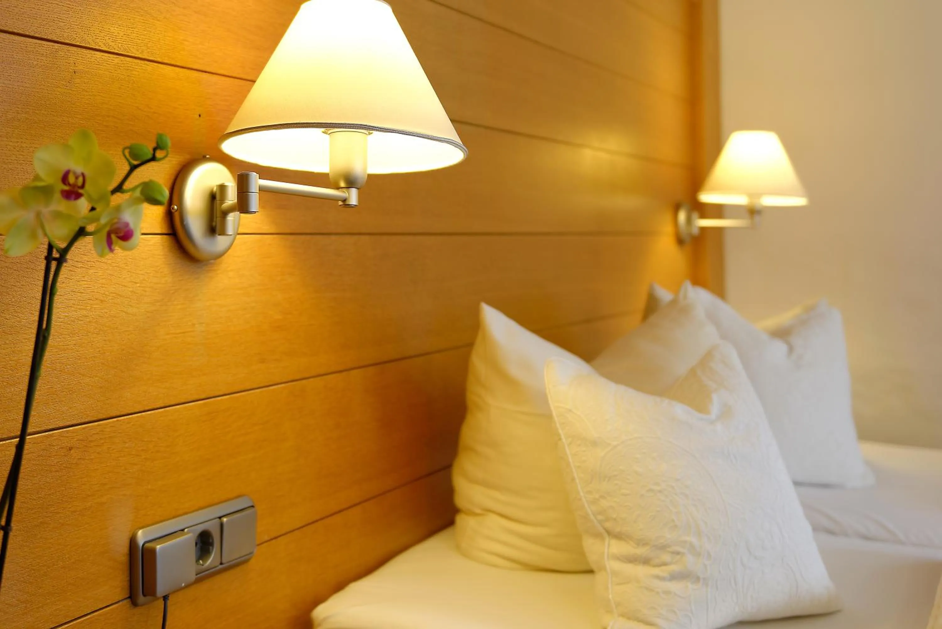 Decorative detail, Bed in Hotel Alte Post