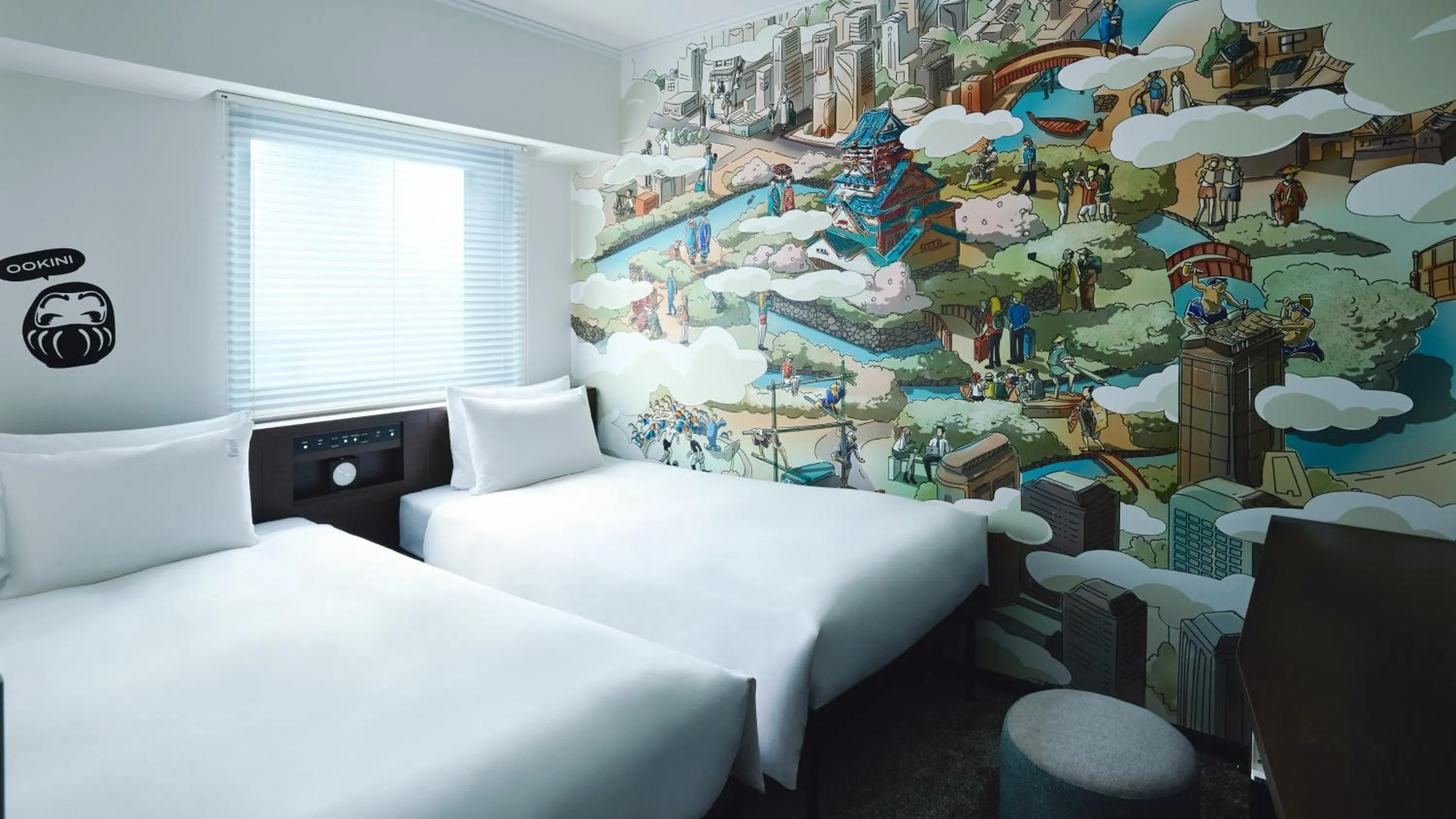 Bedroom, Bed in Garner Hotel Osaka Honmachi Midosuji by IHG