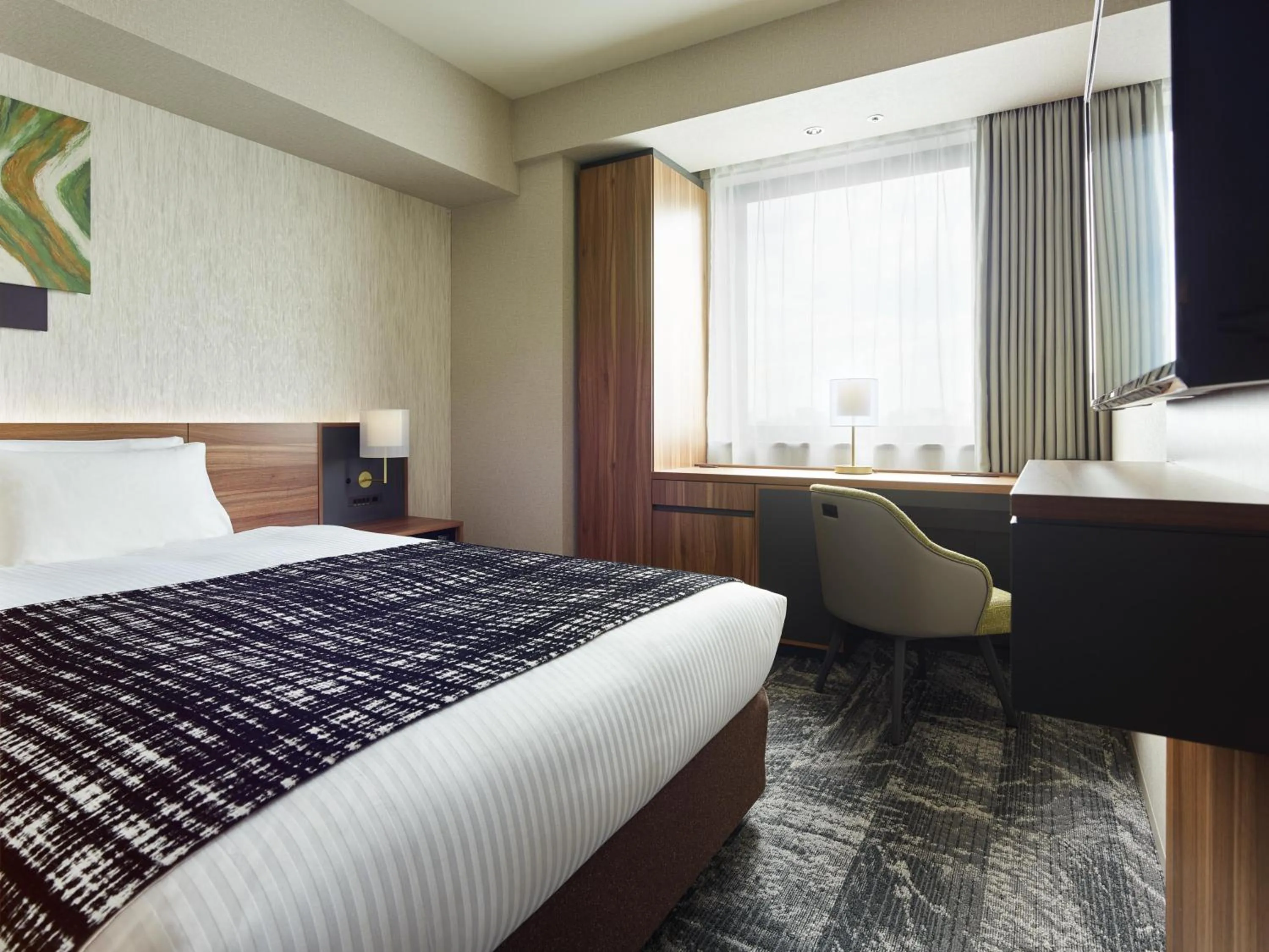 Photo of the whole room, Bed in Mitsui Garden Hotel Gotanda - Tokyo