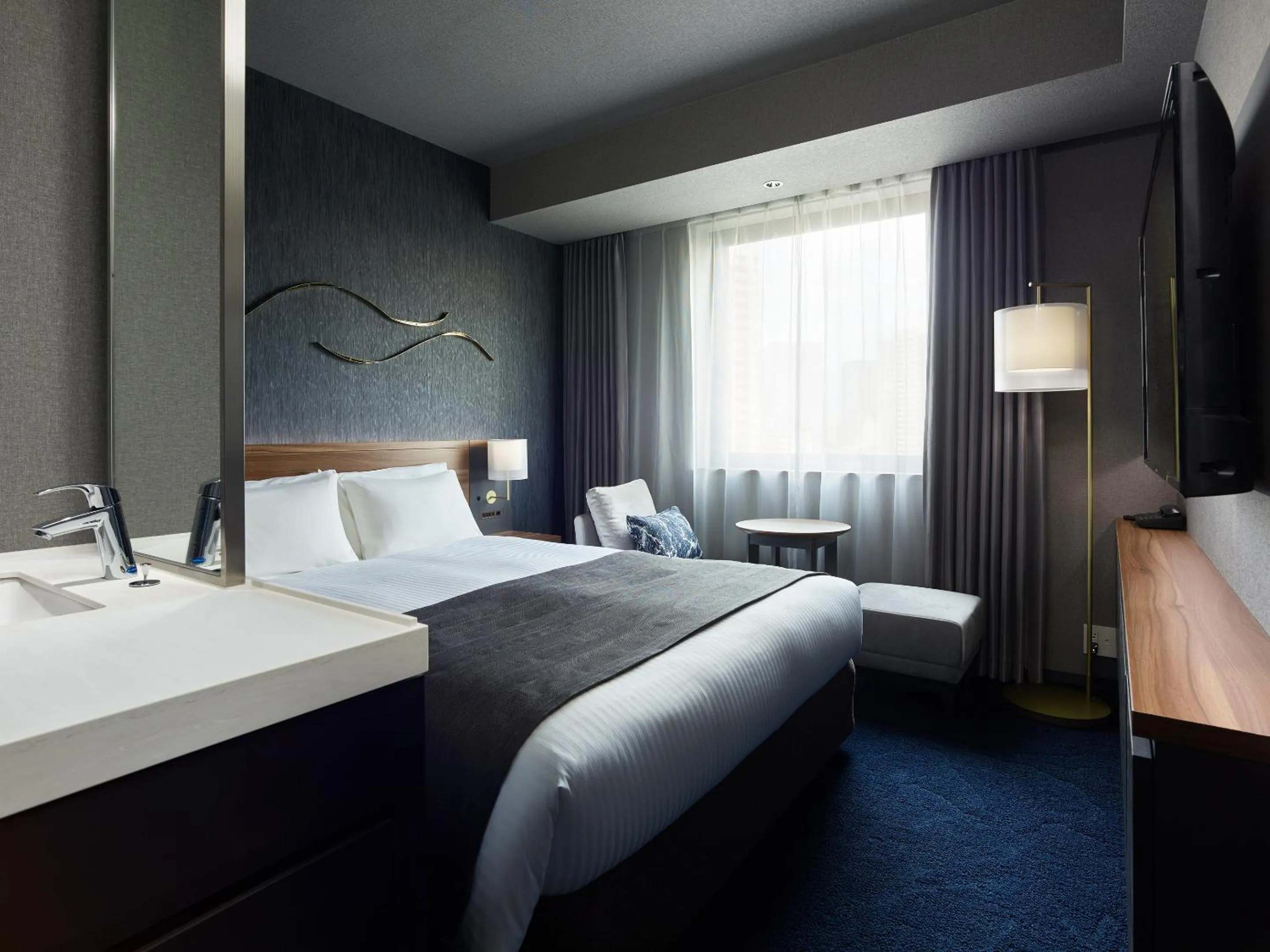 Photo of the whole room, Bed in Mitsui Garden Hotel Gotanda - Tokyo