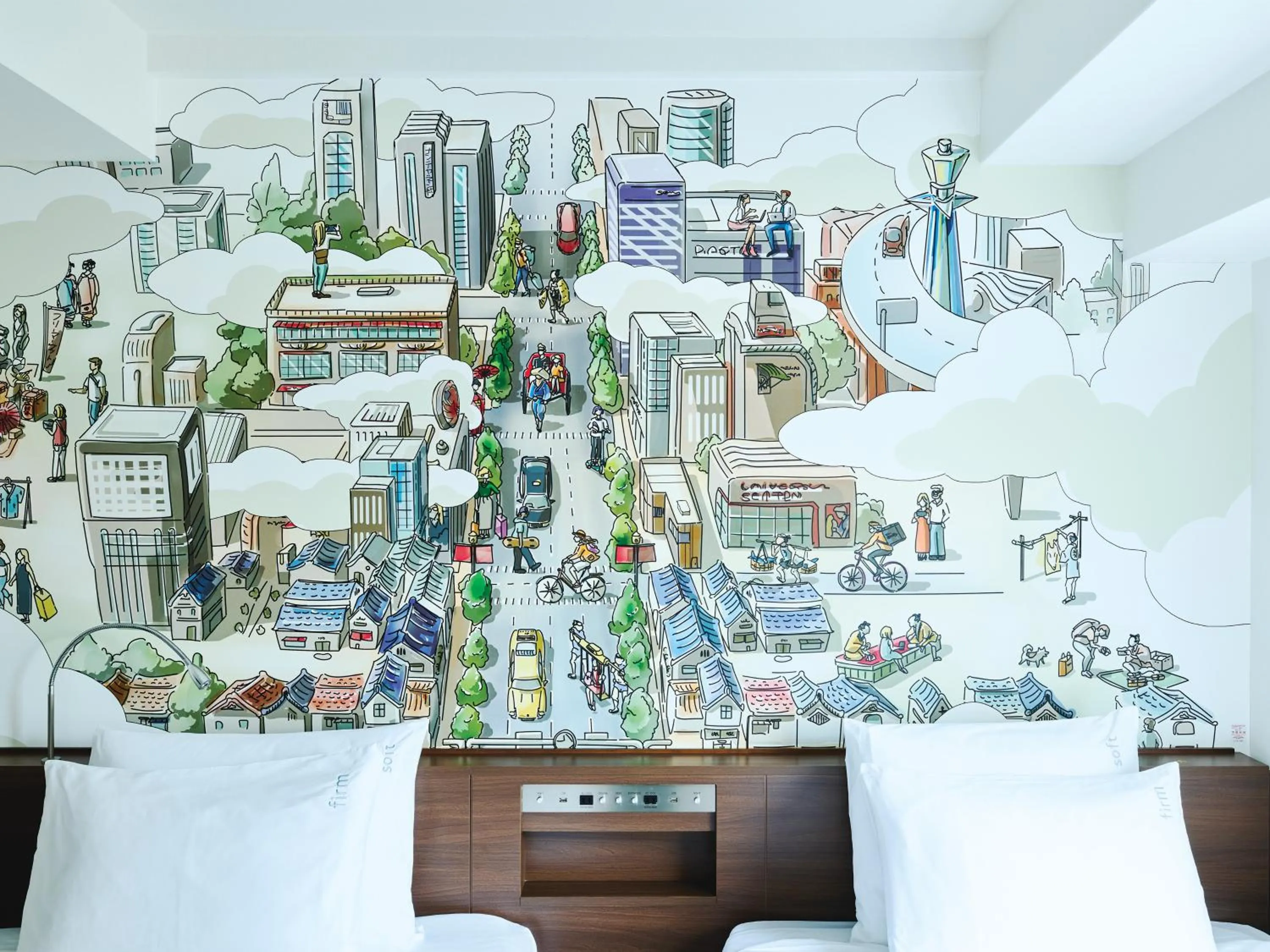 Bed in Garner Hotel Osaka Honmachi Kita Semba by IHG